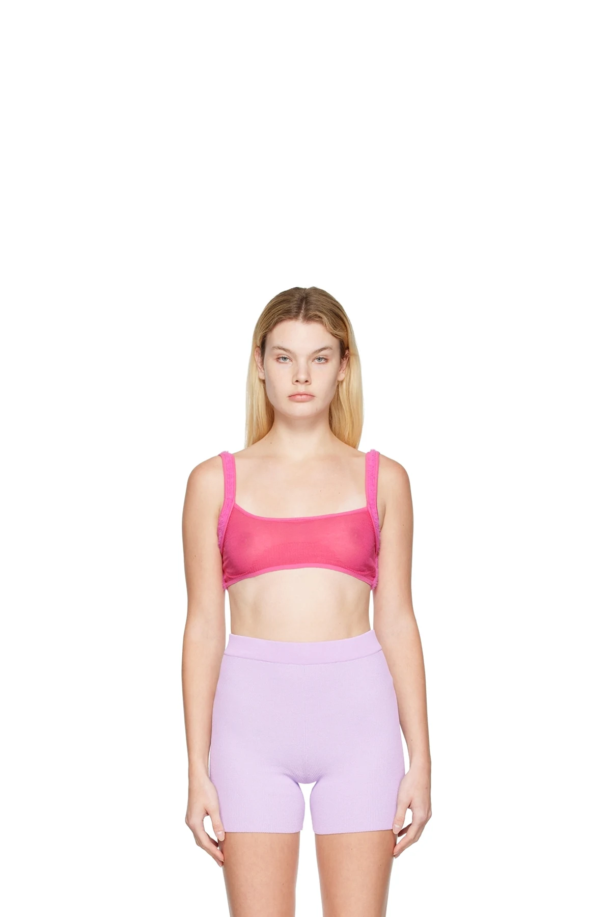 Pink Le Papier 'Le Bandeau Ascosu' Bra