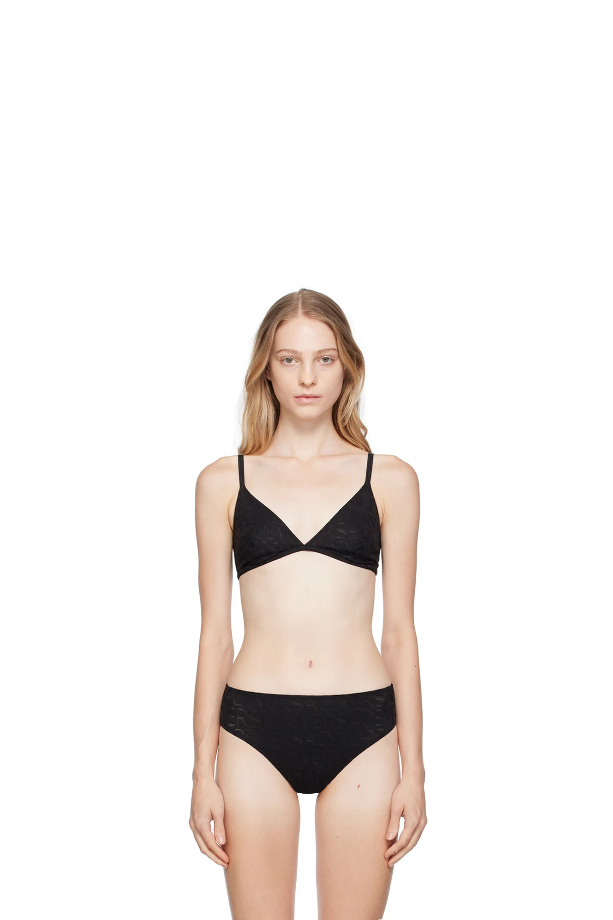 Black Semi-Sheer Bra