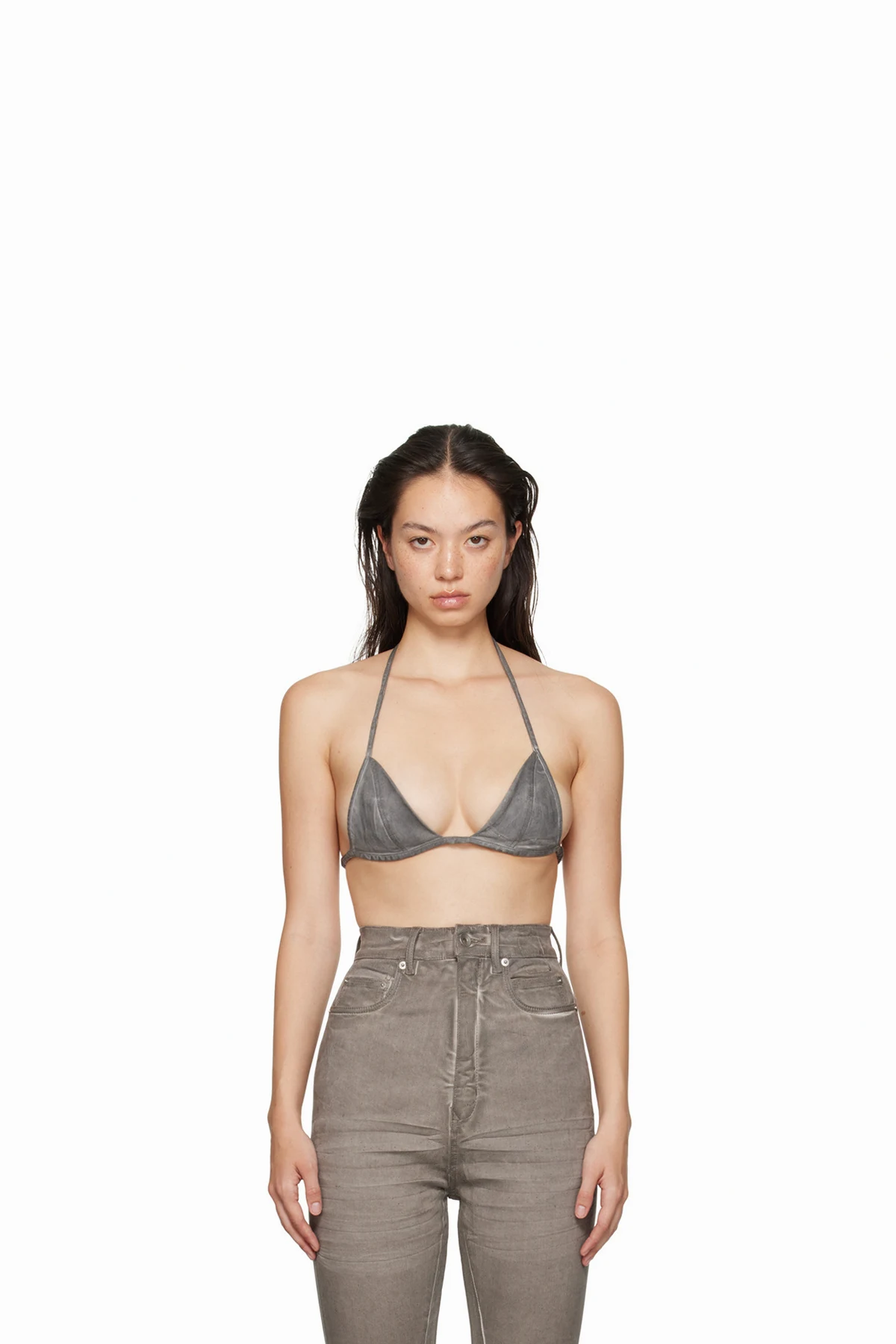 Off-White Porterville Foil Stretch Denim Bra