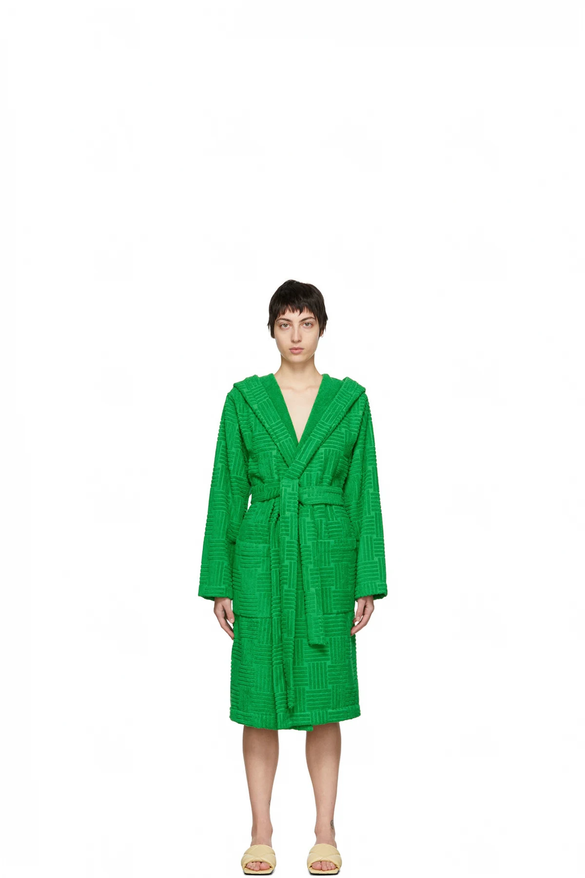 Green Intreccio Bath Robe