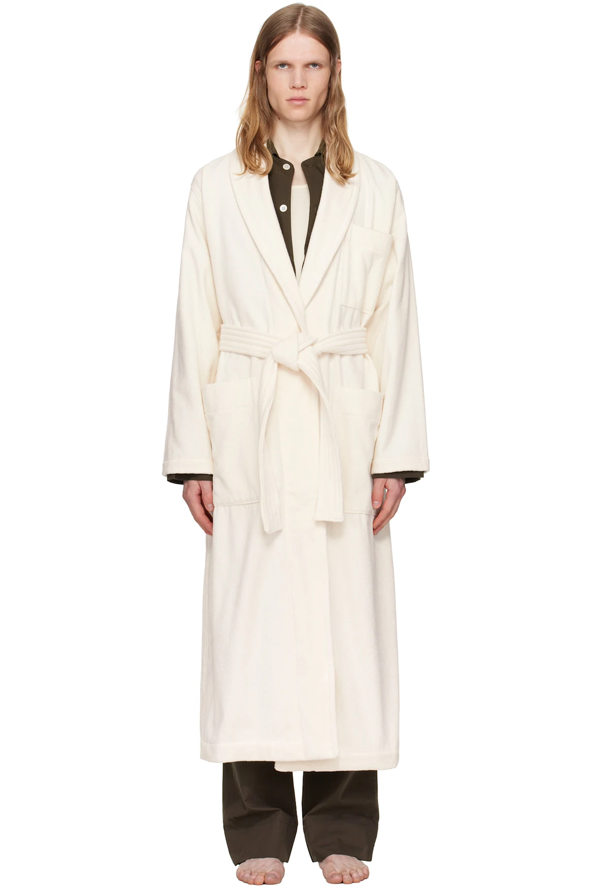 Off-White Terry Classic Bathrobe