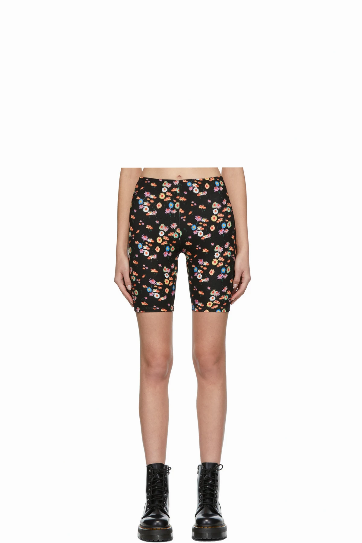 SSENSE Exclusive Black & Multicolor Capsule Bodyline Active Cyclist Sport Shorts