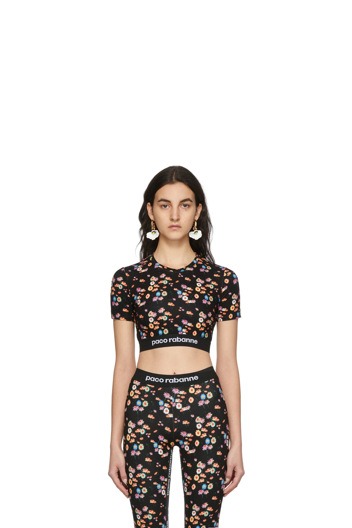 SSENSE Exclusive Black Capsule Active Crop T-Shirt