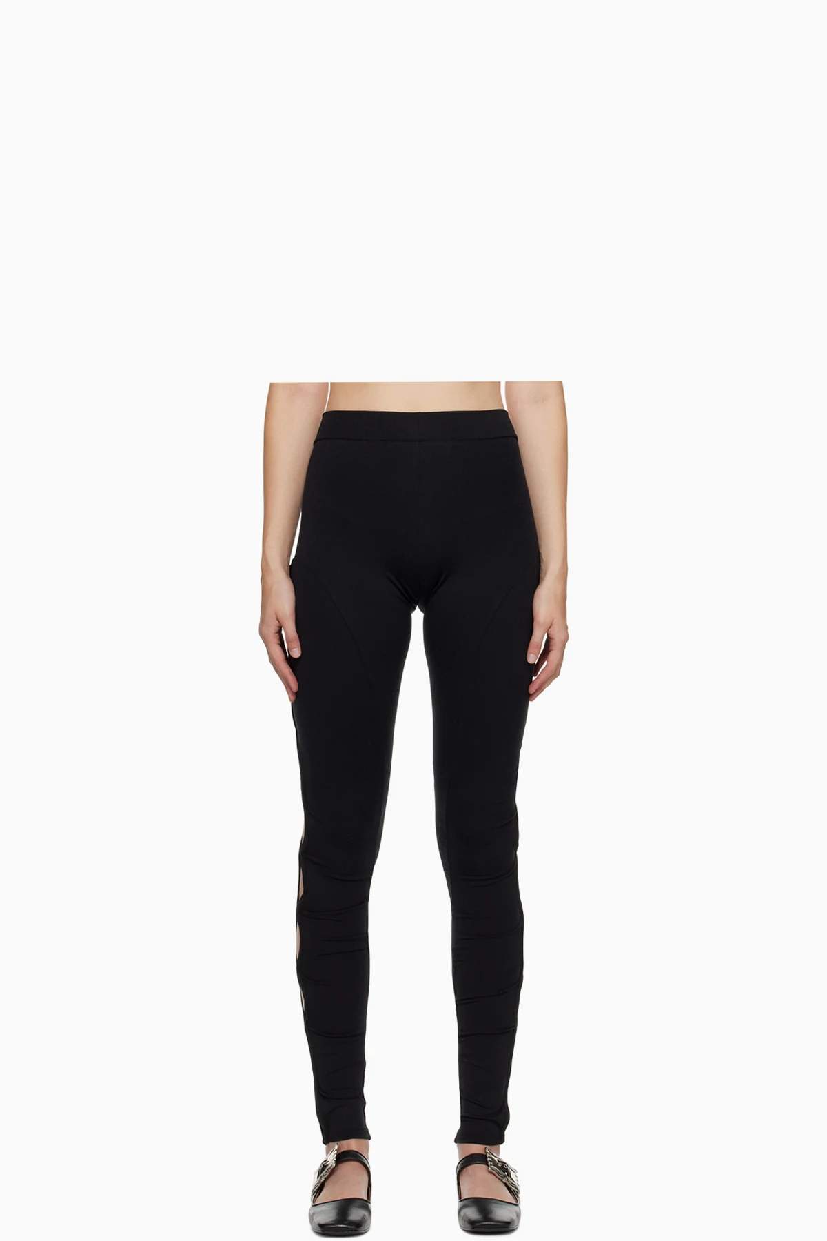 Black Vented Leggings