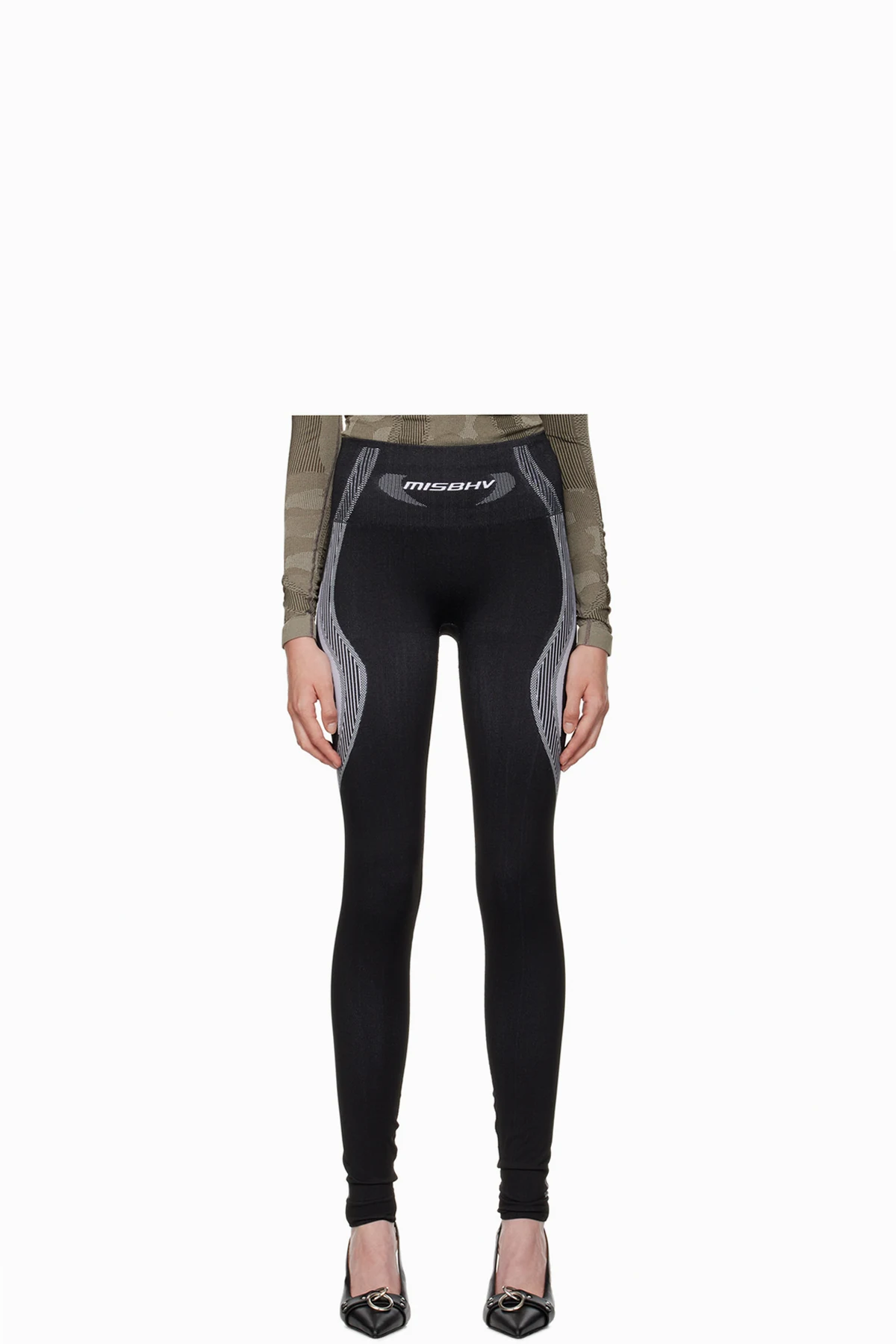 Black & White Active Sport Leggings