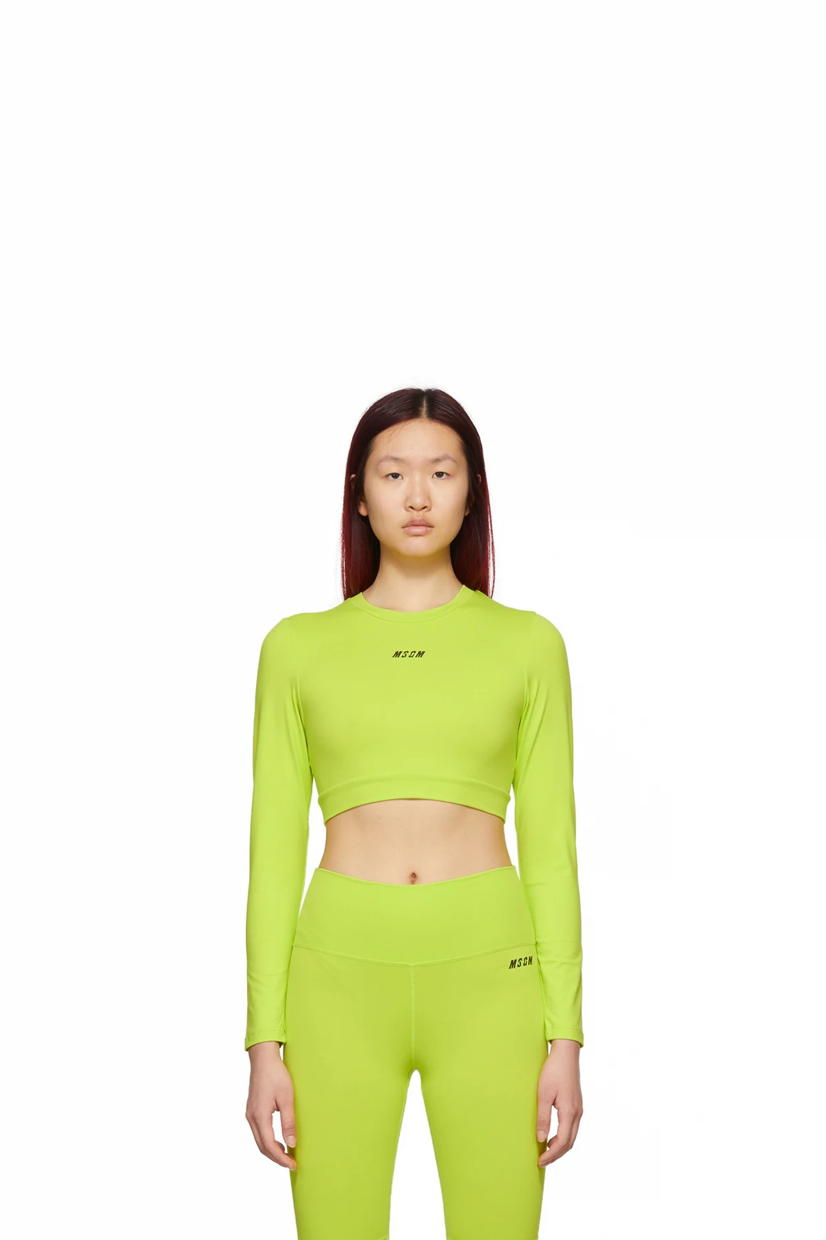 Green Micro Logo Sport Top