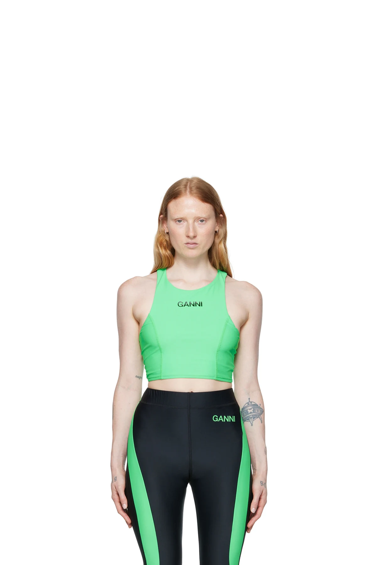 SSENSE Exclusive Green Sport Top