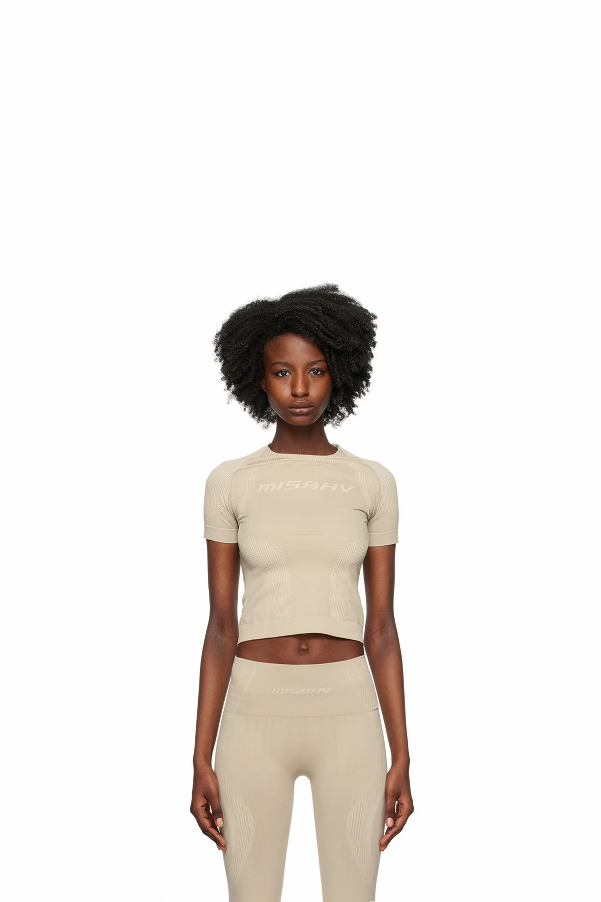 Beige Breathable Top