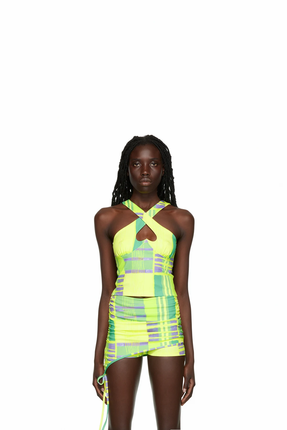 SSENSE Exclusive Yellow & Green Top