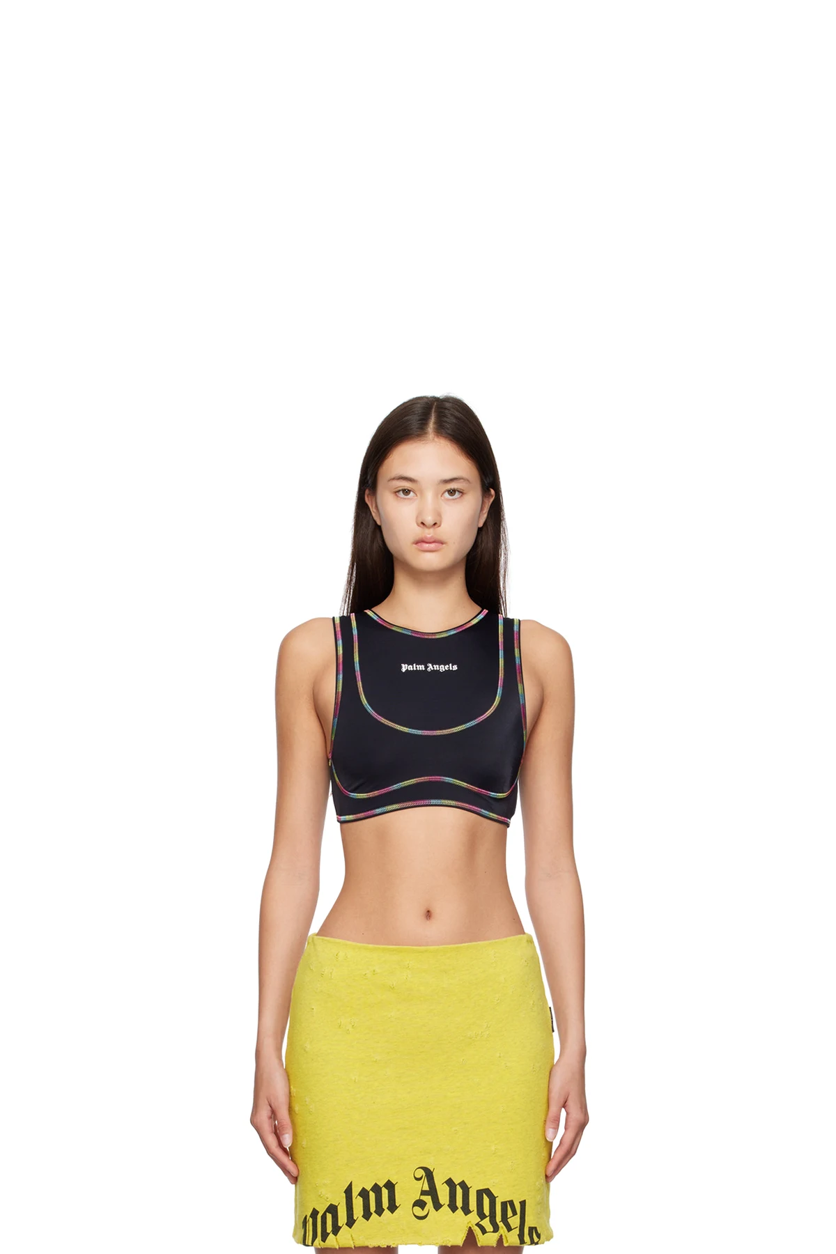 Black Rainbow Miami Sports Top