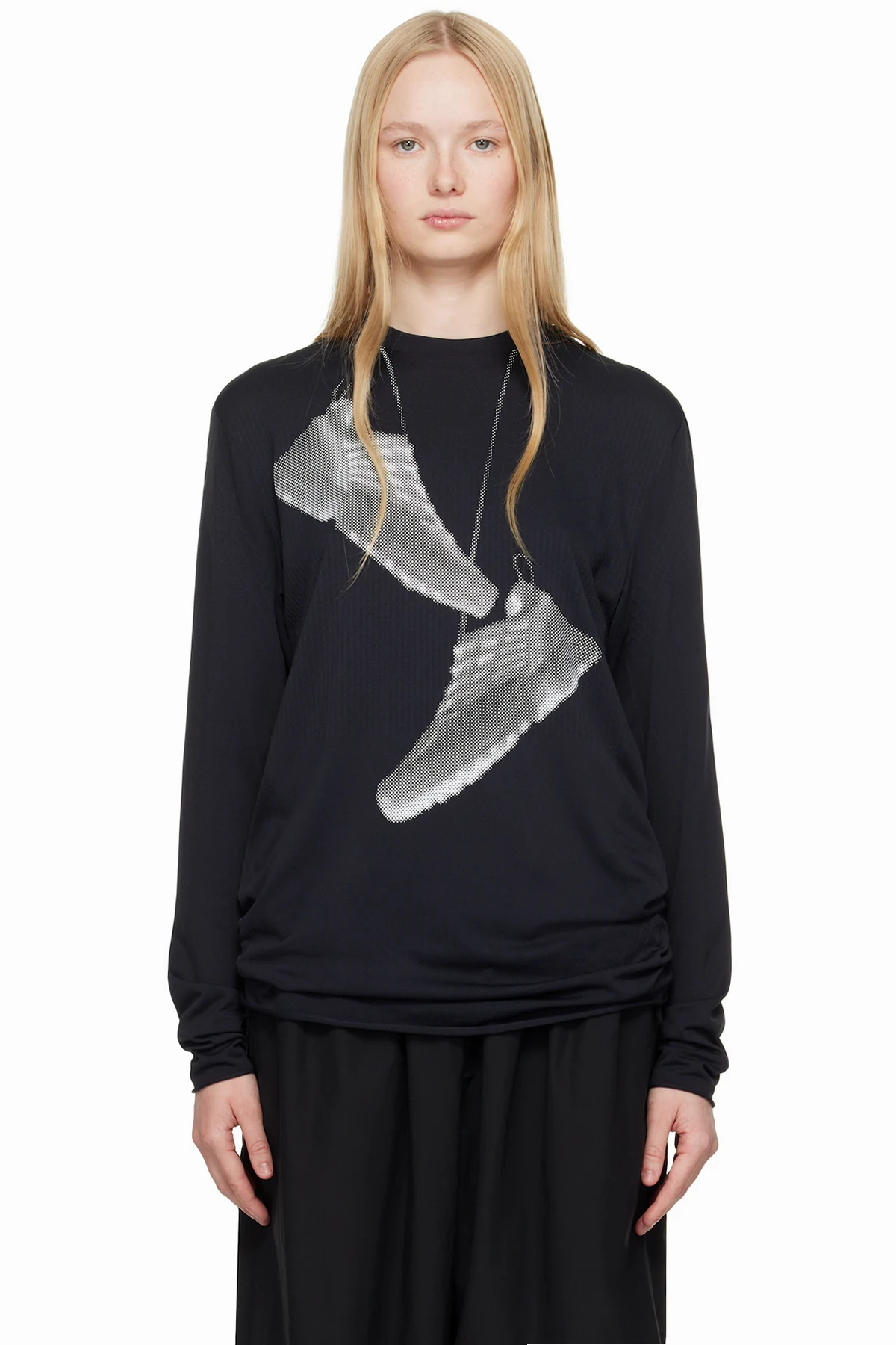 Black Salomon Edition Sneaker Print Sport T-shirt