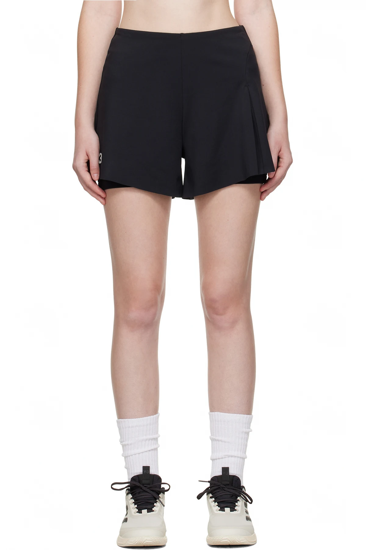 Black US Open Tennis Match Pro Sport Shorts