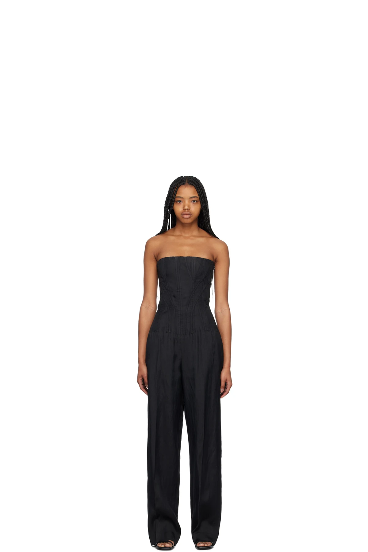 Black Corset Jumpsuit