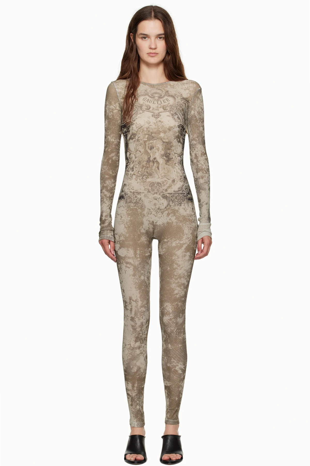 Beige 'The Médaillon' Jumpsuit