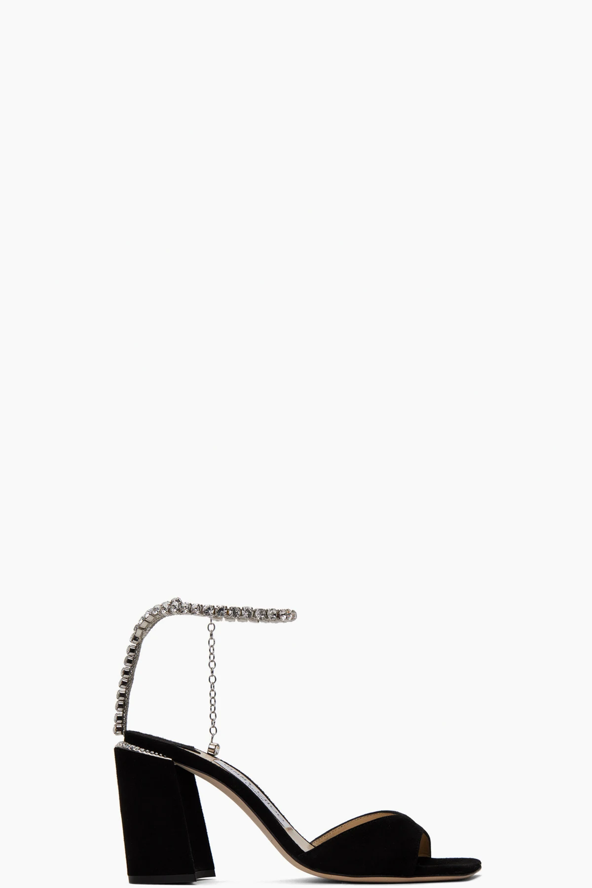 Black Saeda 85 Heeled Sandals