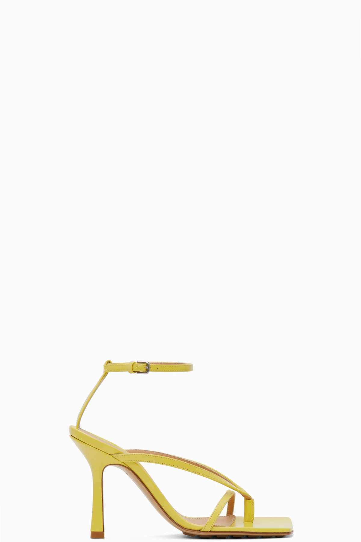 Yellow Stretch Sandals