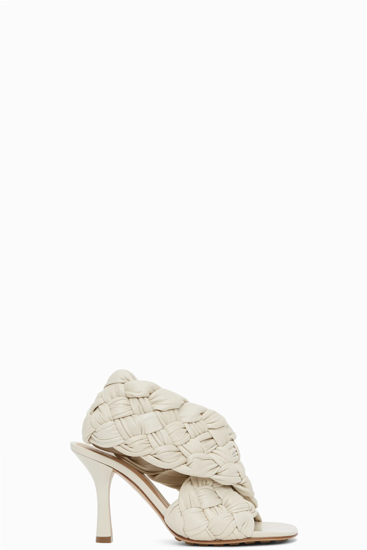 Off-White Intrecciato Board Heeled Sandals
