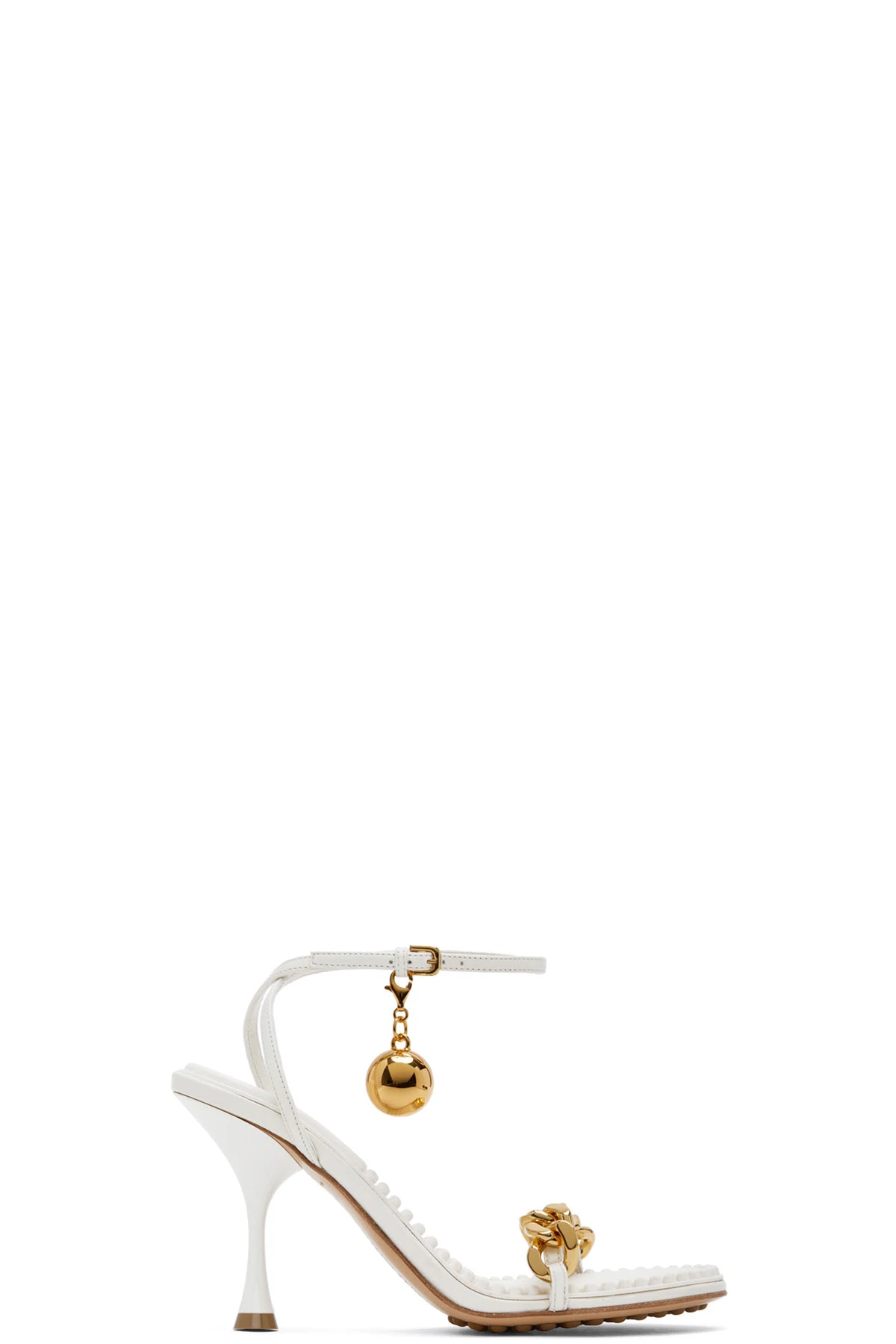 Off-White Dot Heeled Sandals