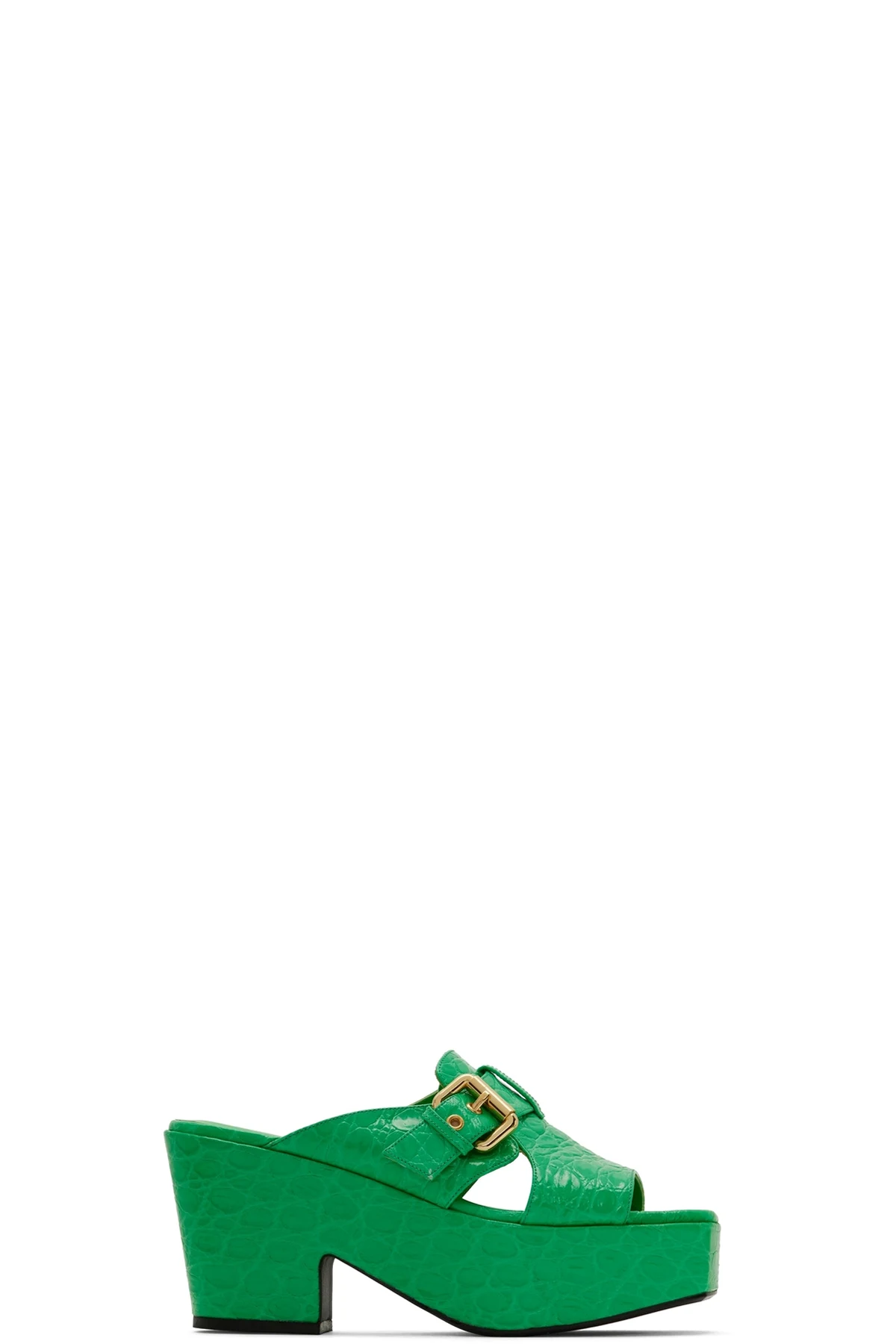 Green Lenka Heeled Sandals