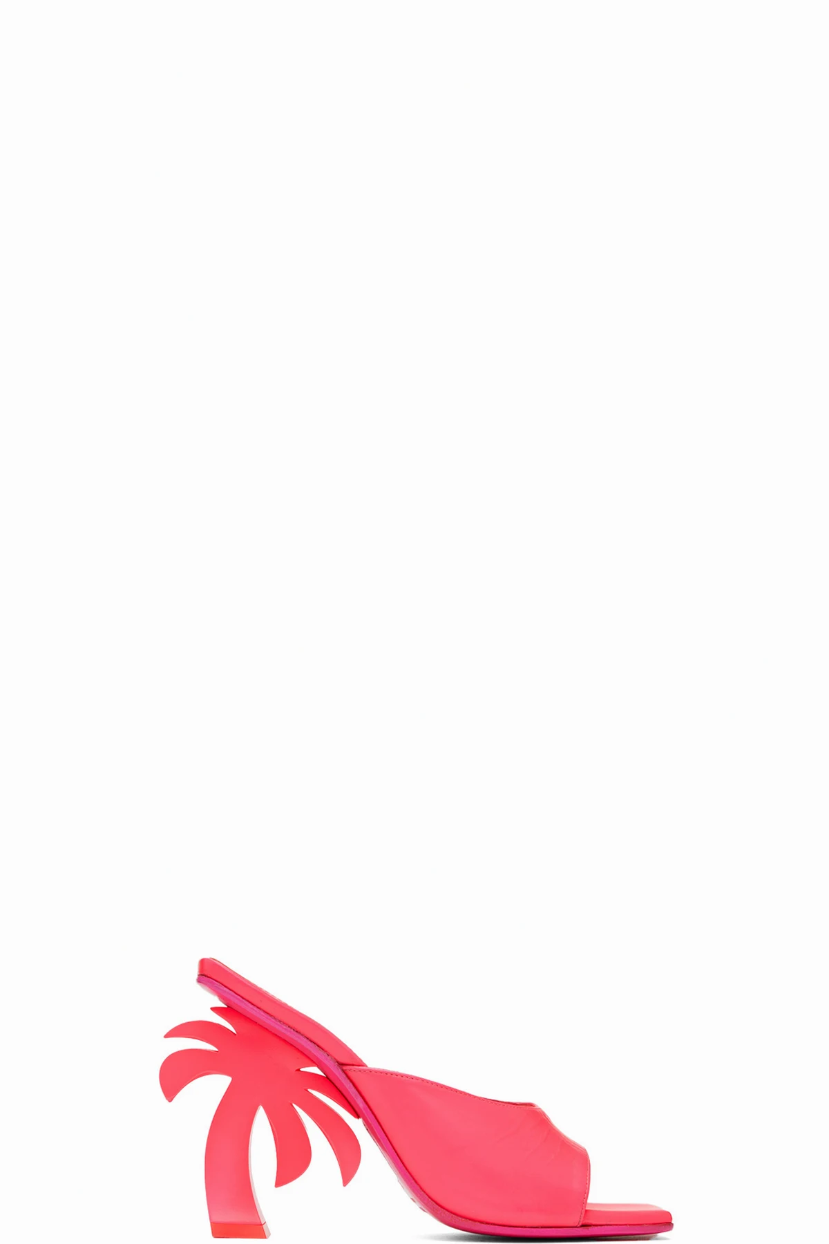 Pink Mule Palm Heels