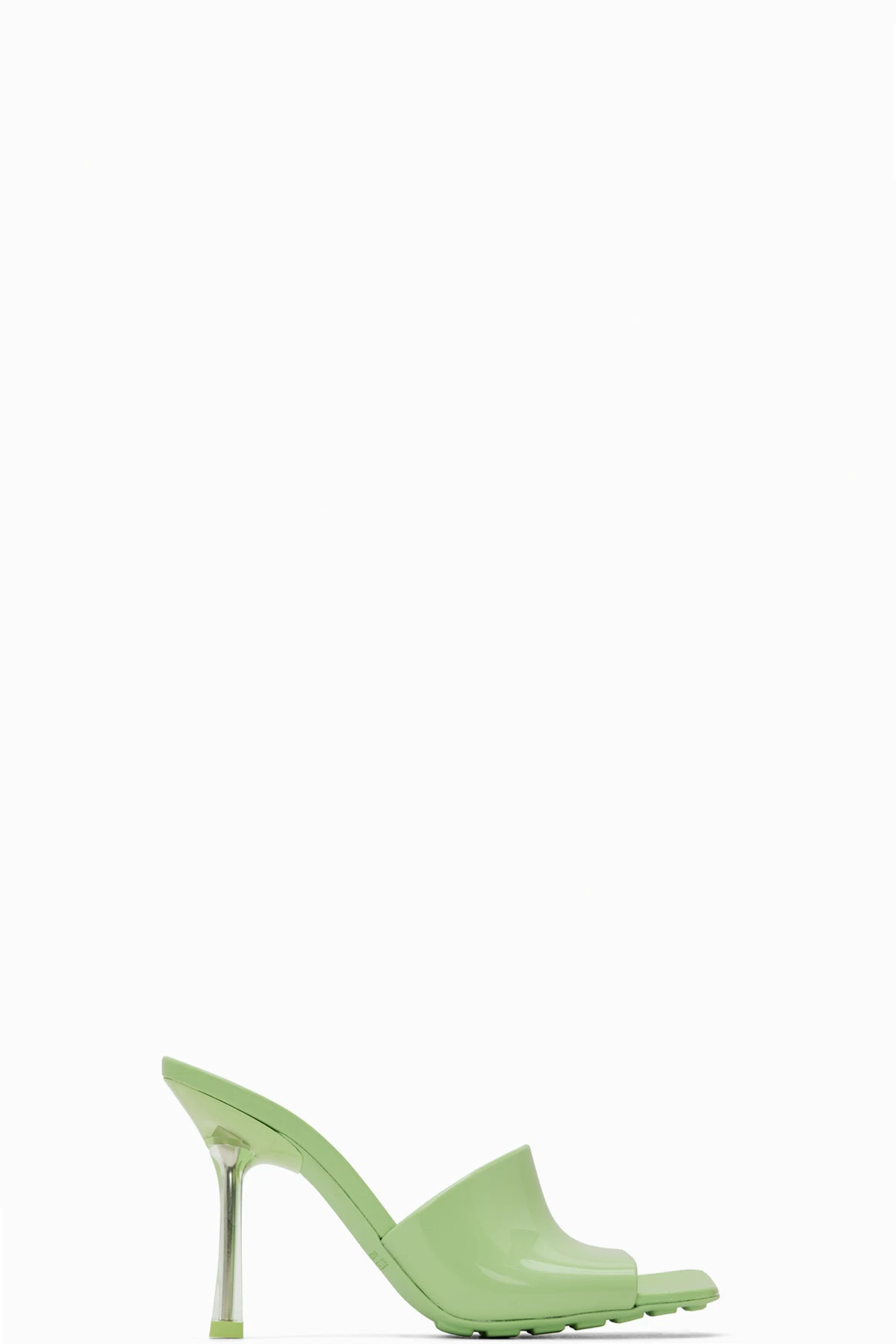 Green Pudding Heeled Sandals
