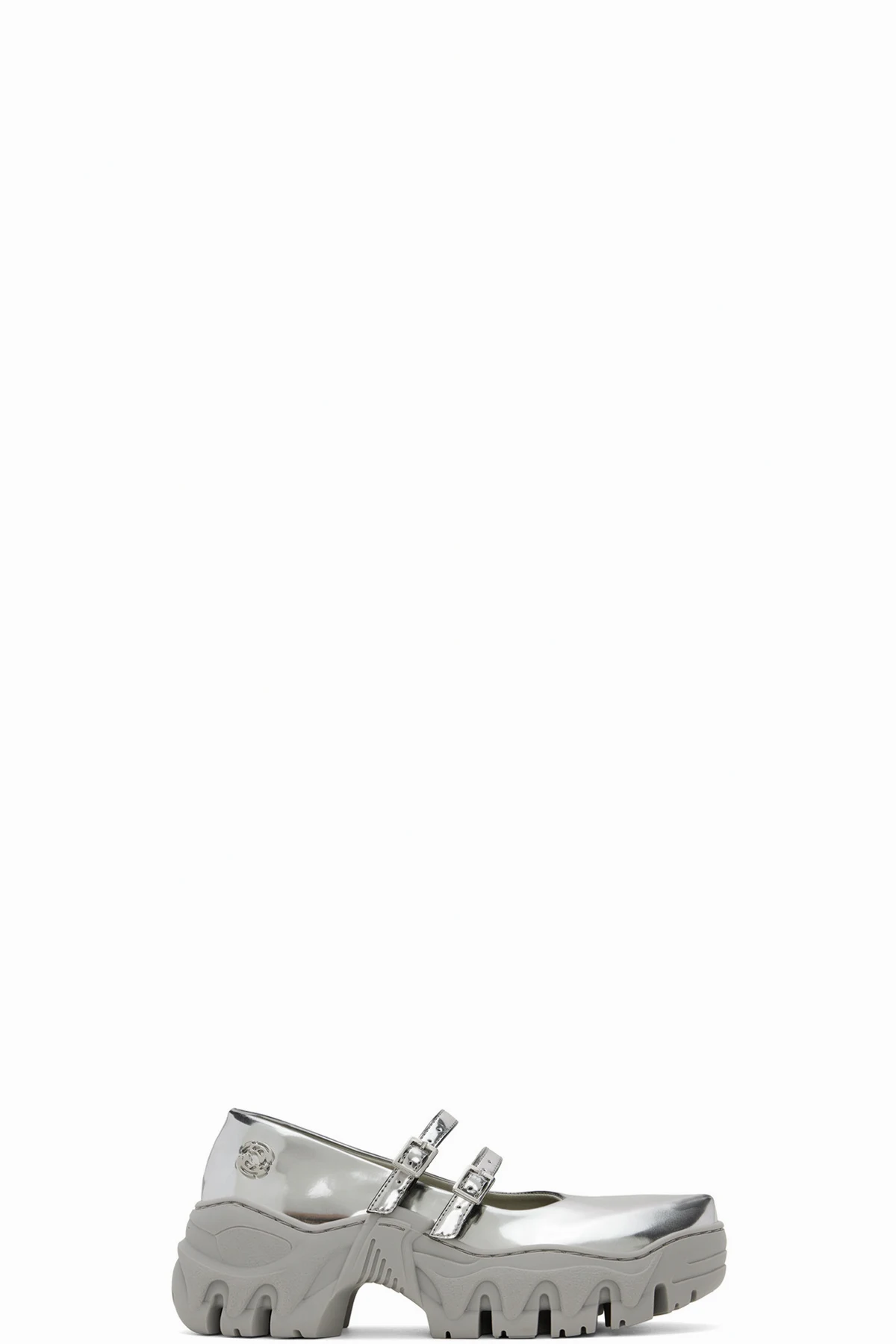 SSENSE Exclusive Silver Boccaccio II MJ Ballerina Flats