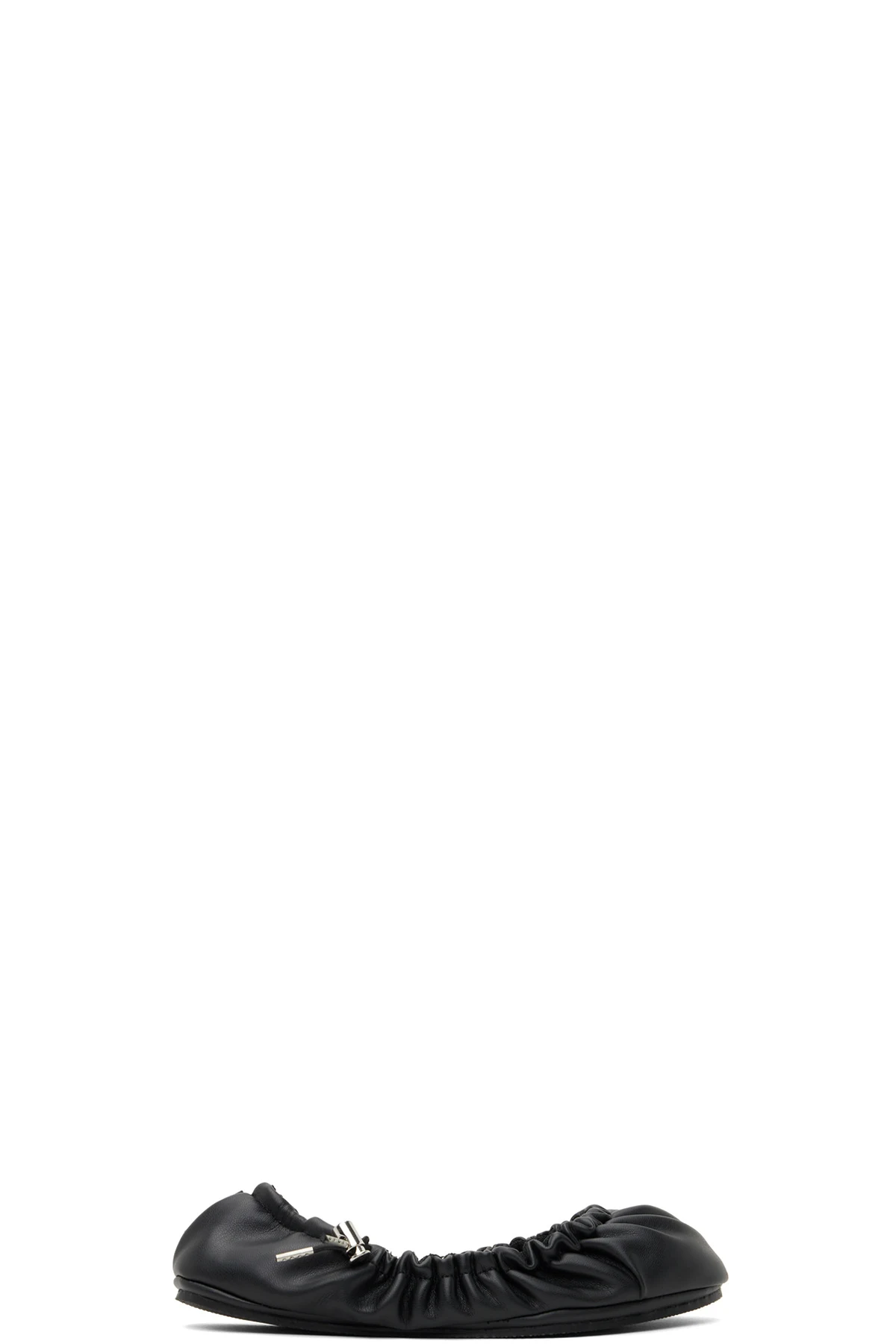 Black Aura Ballerina Flats