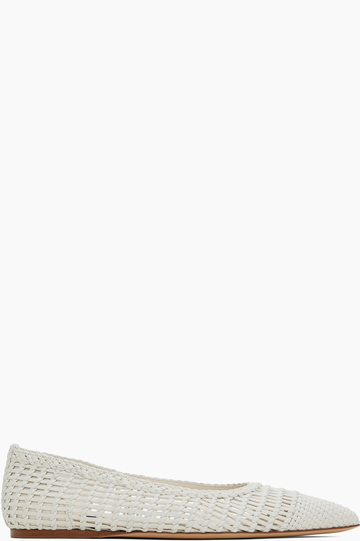 Off-White Aurora Braided Ballerina Flats