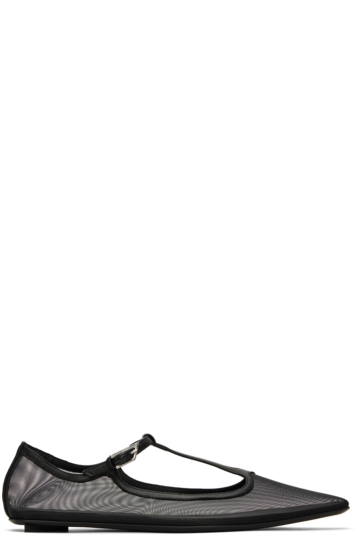 Black Juno Ballerina Flats