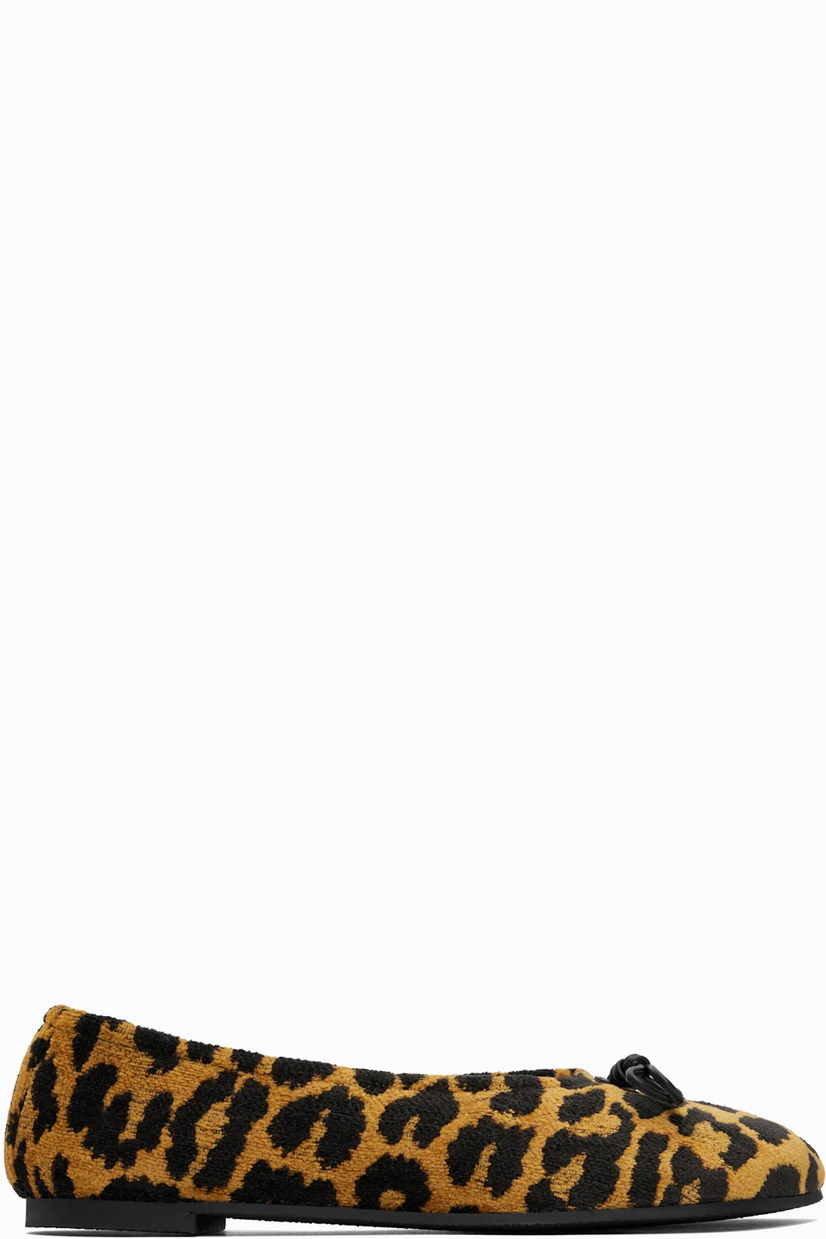 Black & Tan Ryder Leopard Ballerina Flats