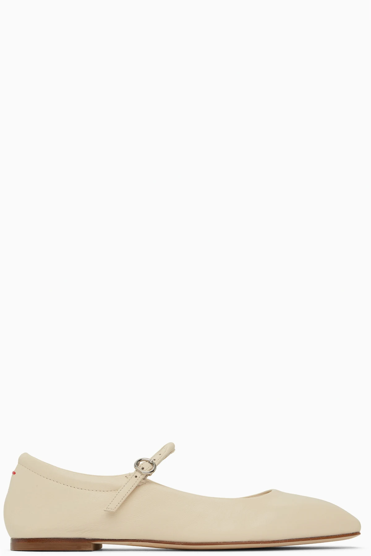Off-White Uma Leather Mary-Jane Ballerina Flats