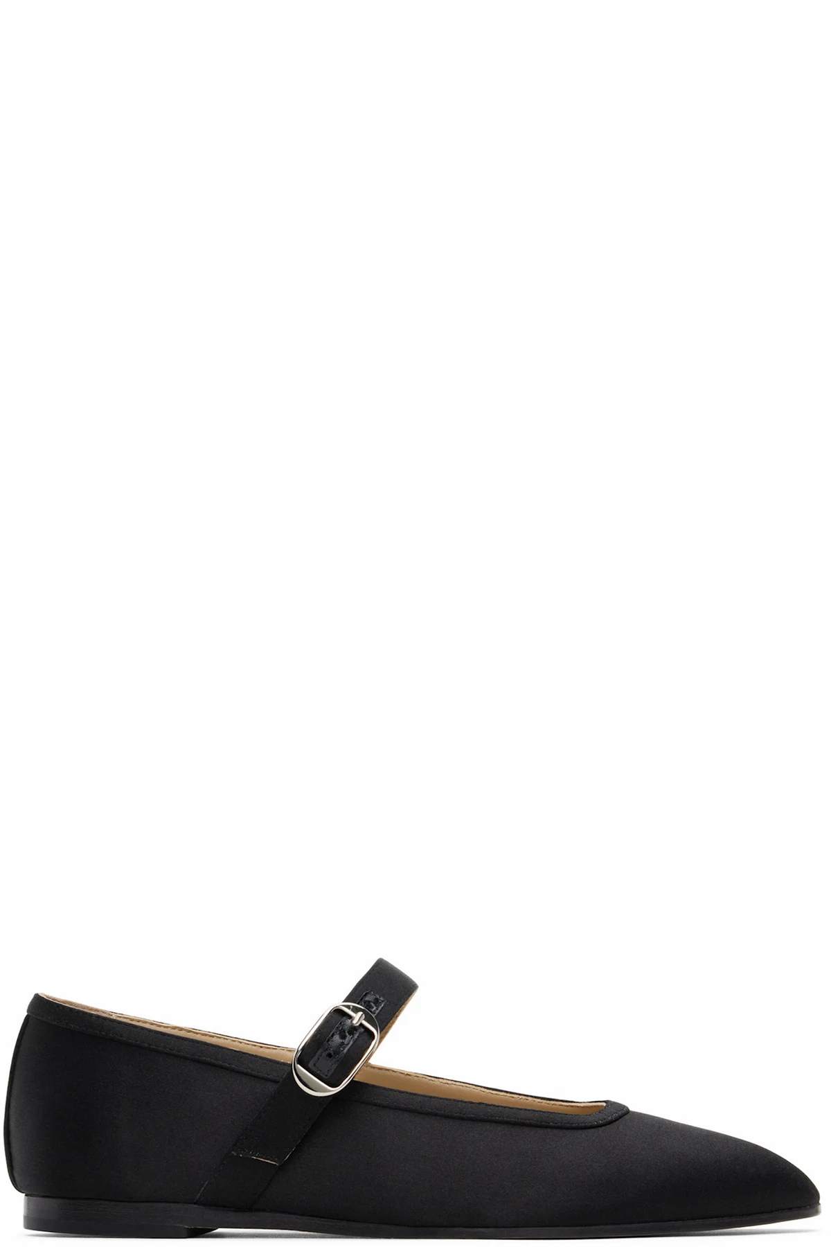 Black Mary Jane Ballerina Flats