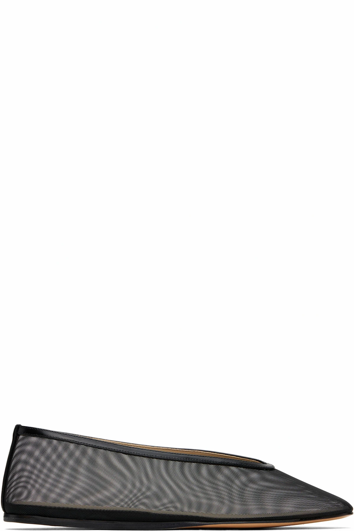 Black Luna Ballerina Flats