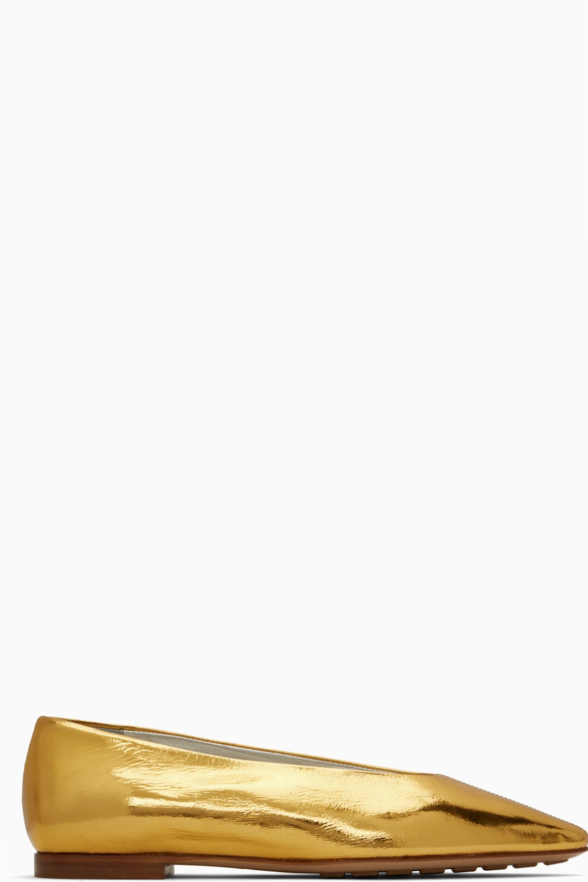 Gold Sofia Ballerina Flats