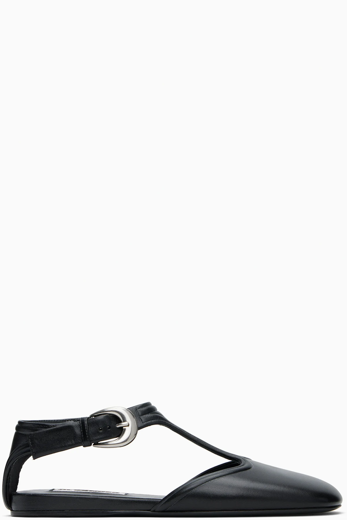 Black Mary Jane Ballerina Flats