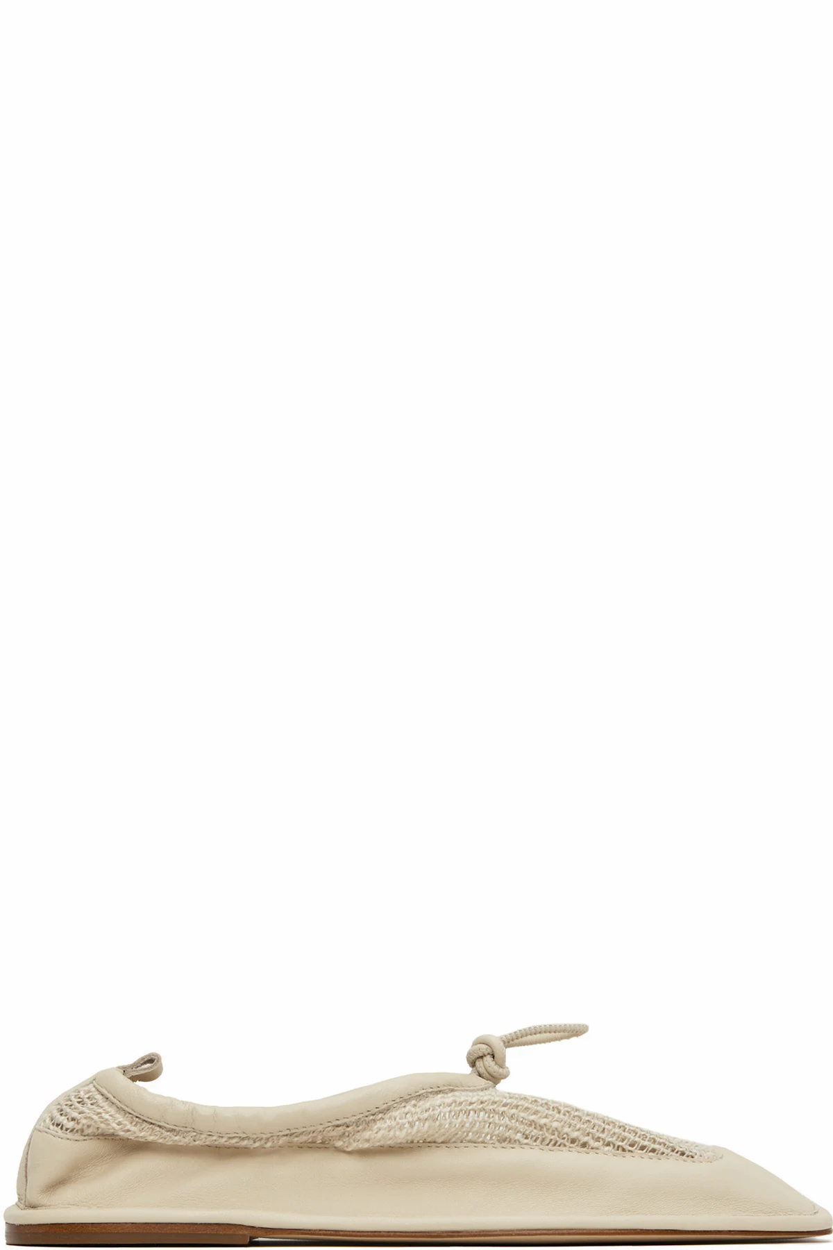 Beige Hereu Edition Puntera Ballerina Flats