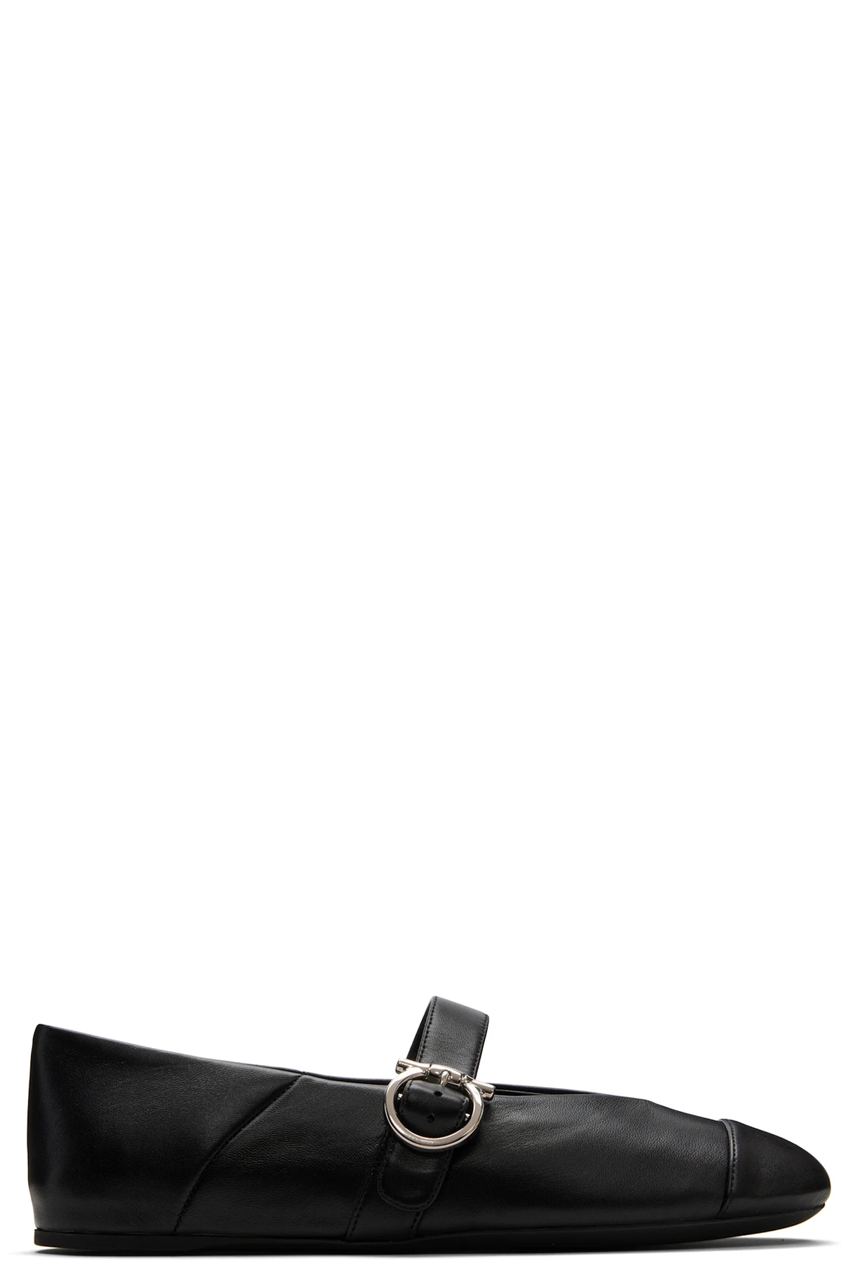 Black Gancini Ballerina Flats
