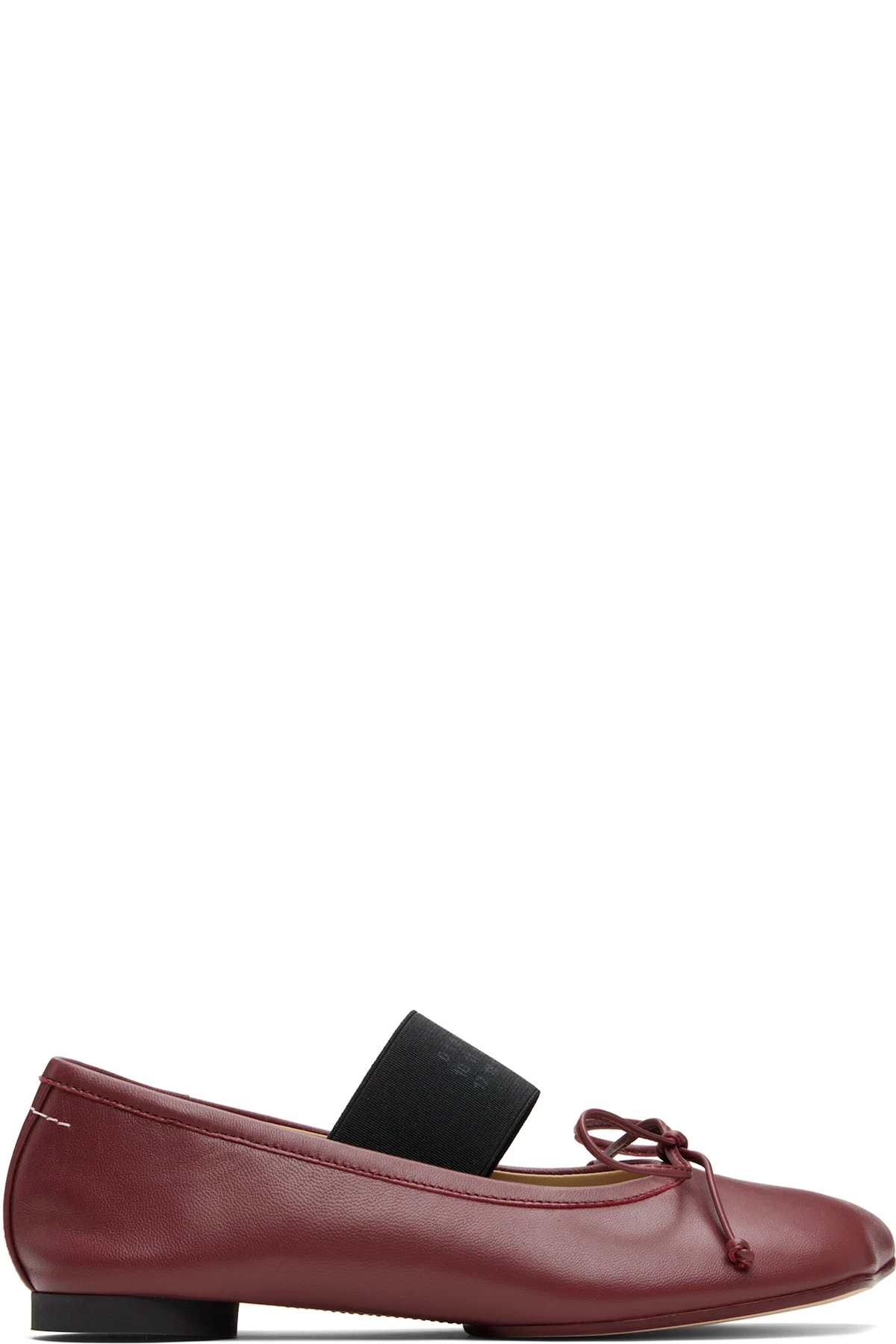 Burgundy Anatomic Numeric Ballerina Flats