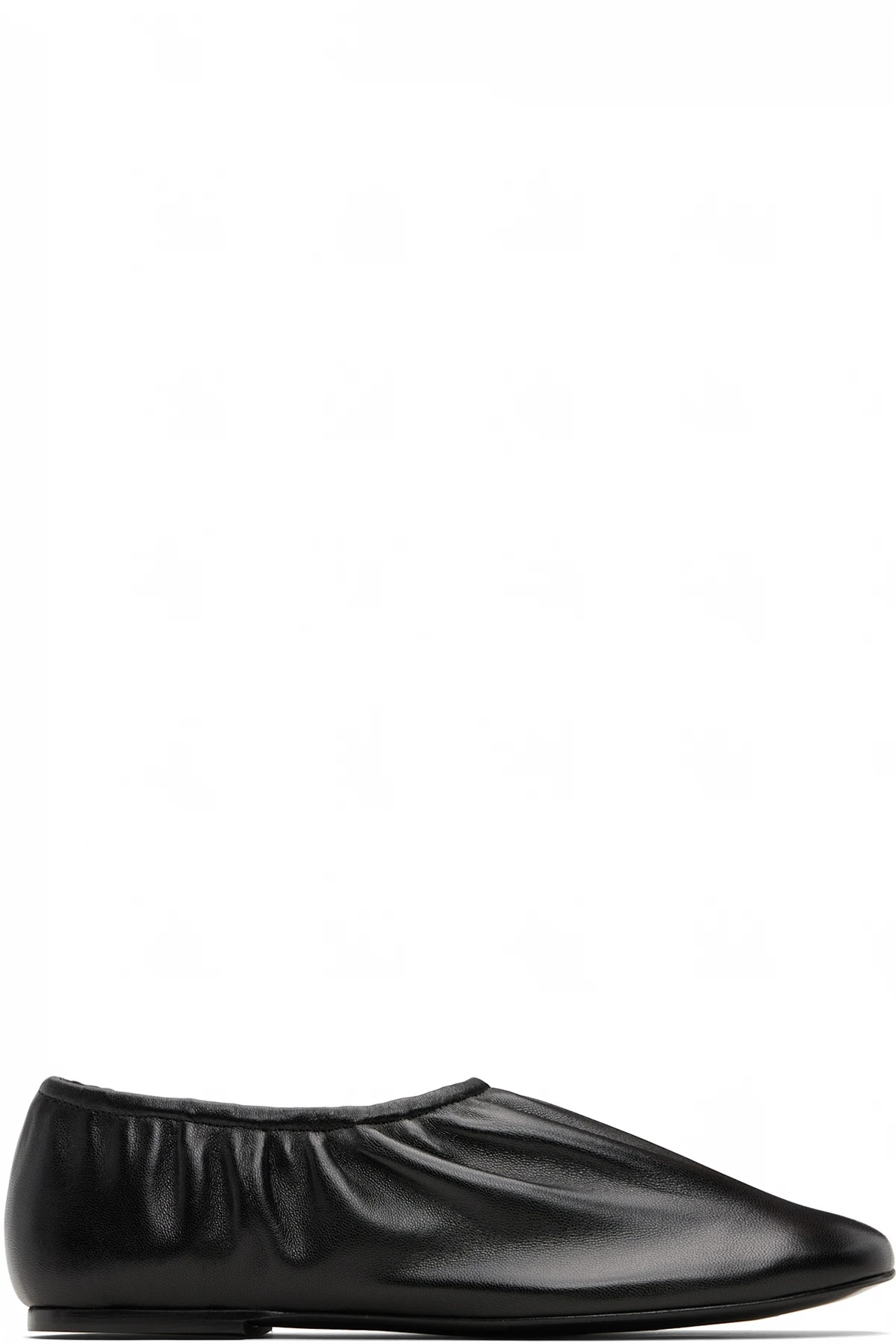 Black Swan Slip-On Ballerina Flats