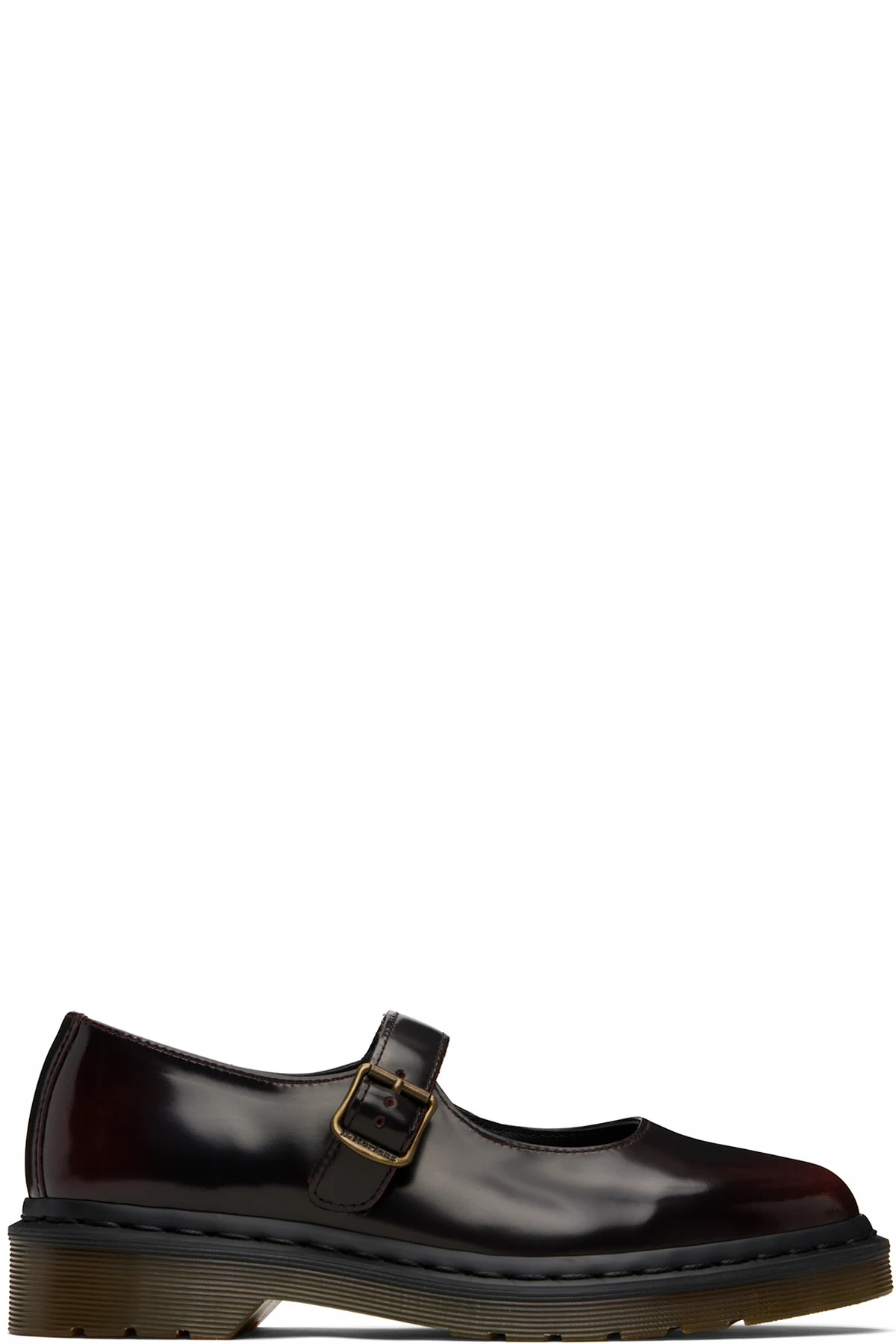 Burgundy Elphie Mary Jane Loafers