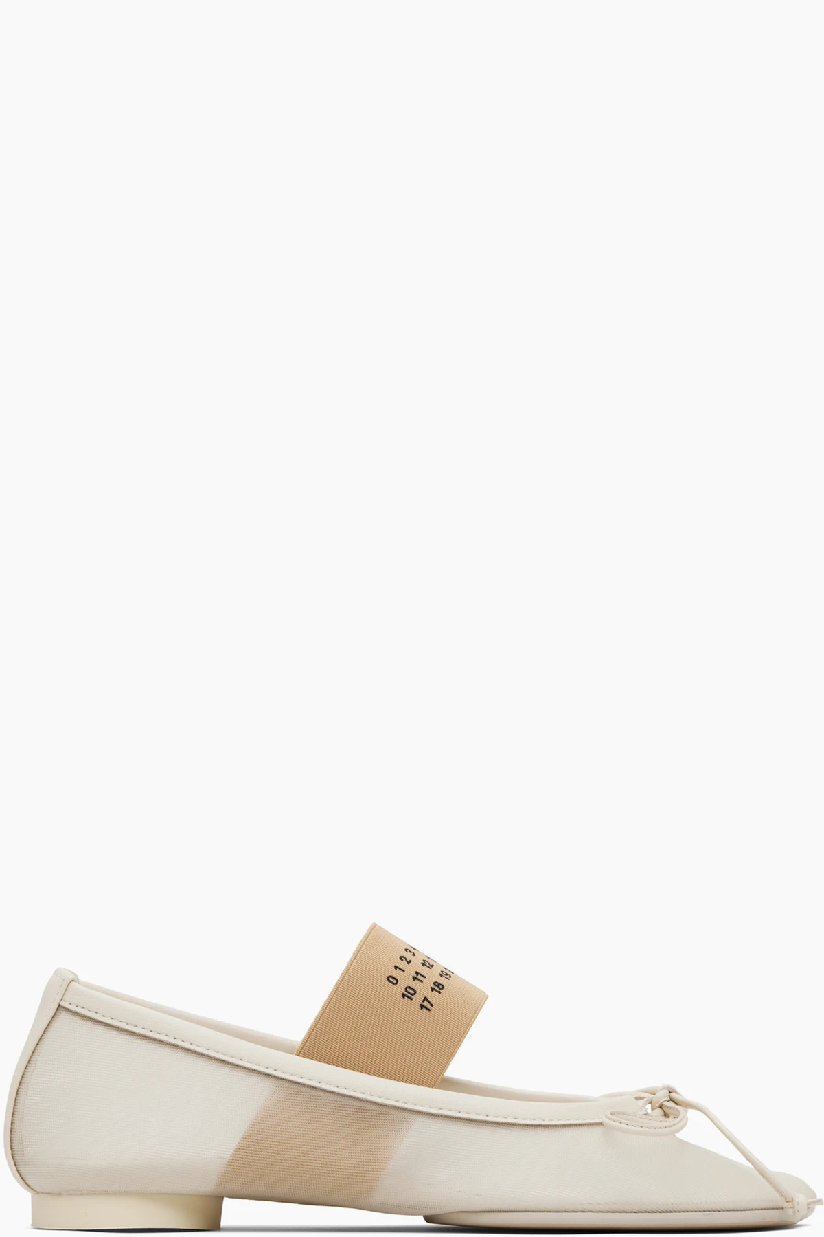 Off-White Anatomic Numeric Ballerina Flats