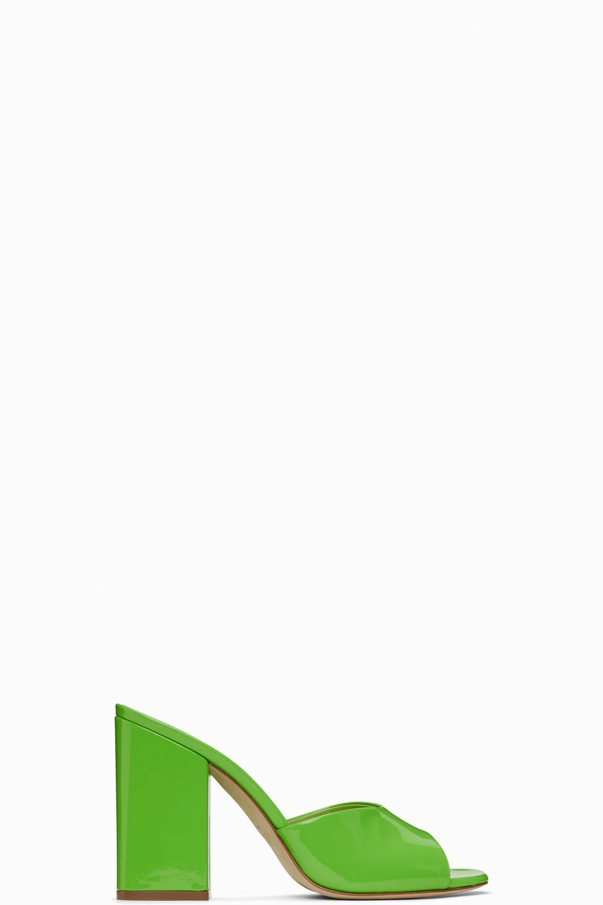 Green Anja Heeled Sandals