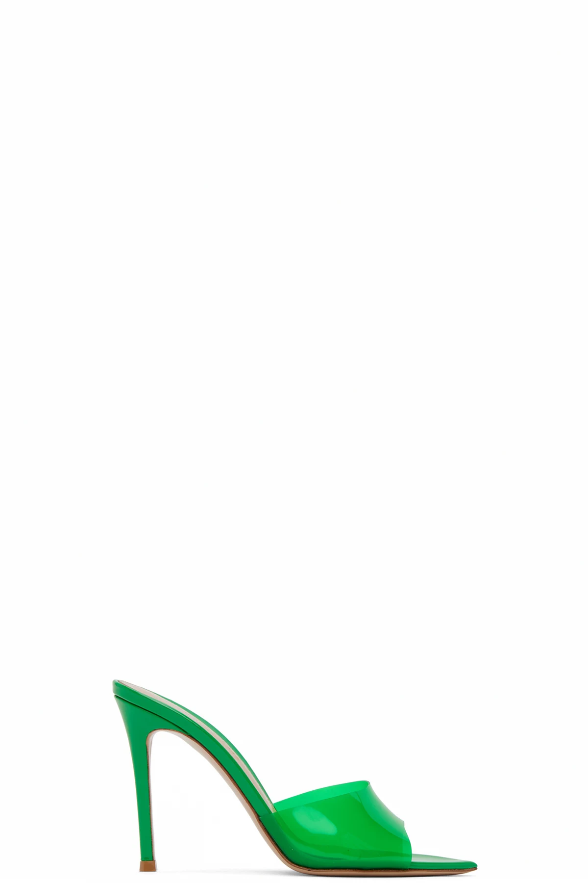 Green Elle Heeled Sandals