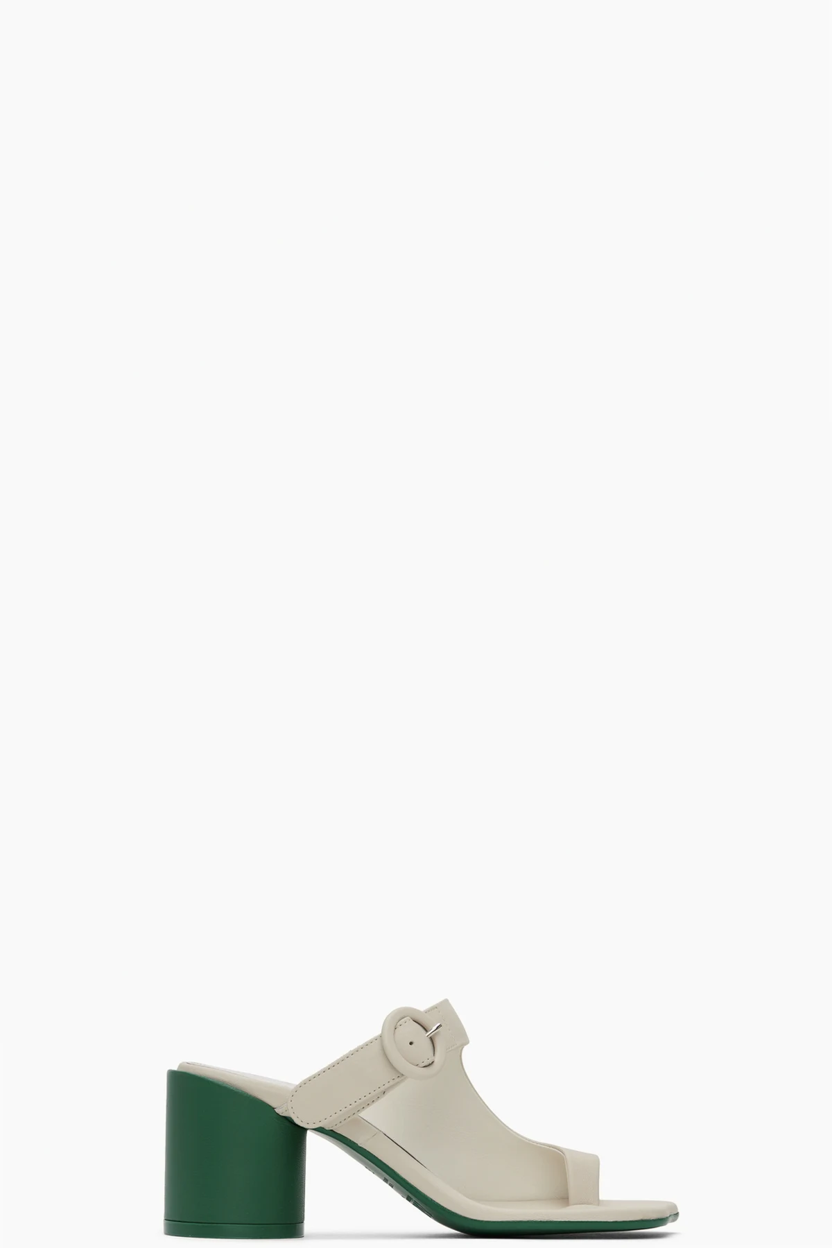 Off-White Buckle Heeled Sandals