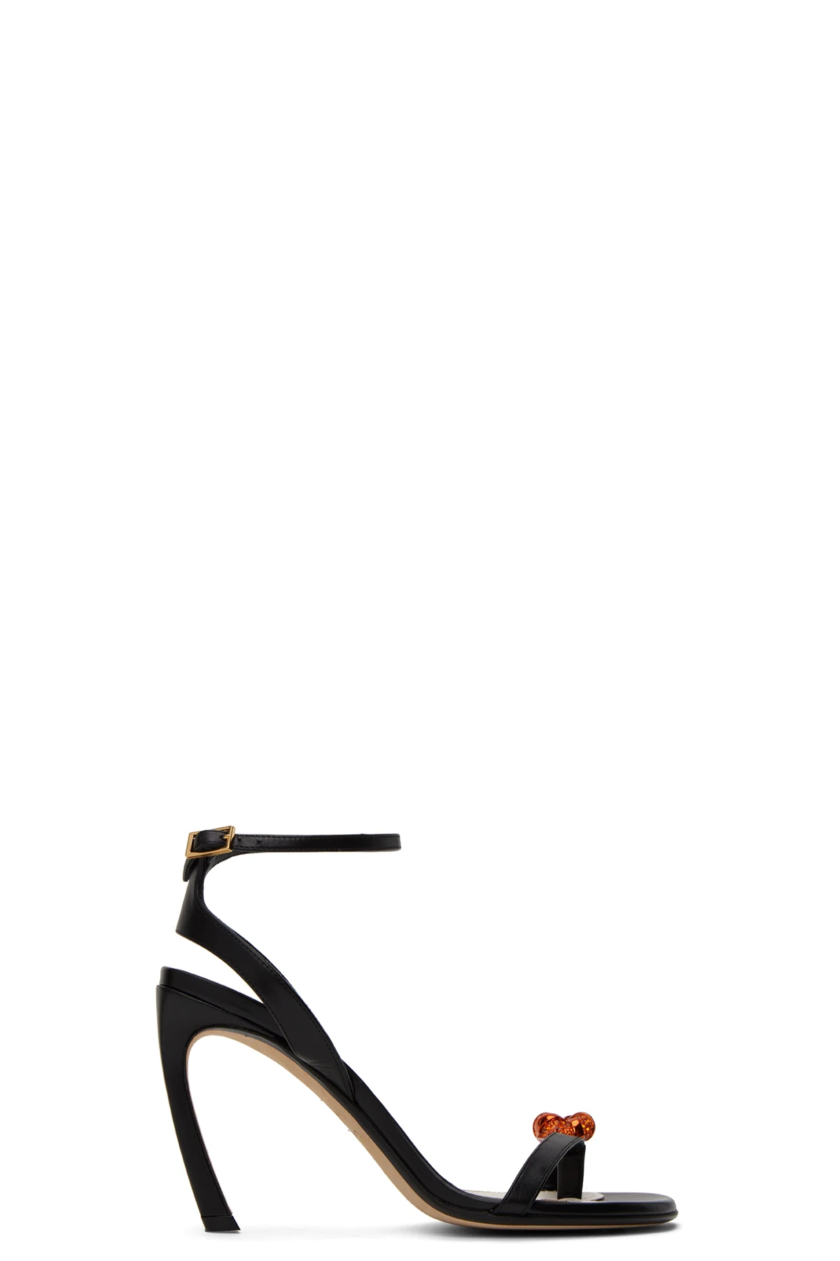 Black Swing Melodie Heeled Sandals