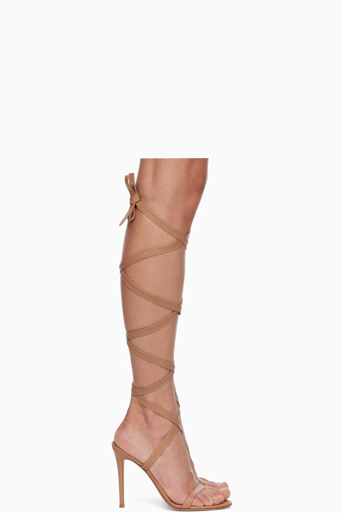 SSENSE Exclusive Pink Borneo Heeled Sandals