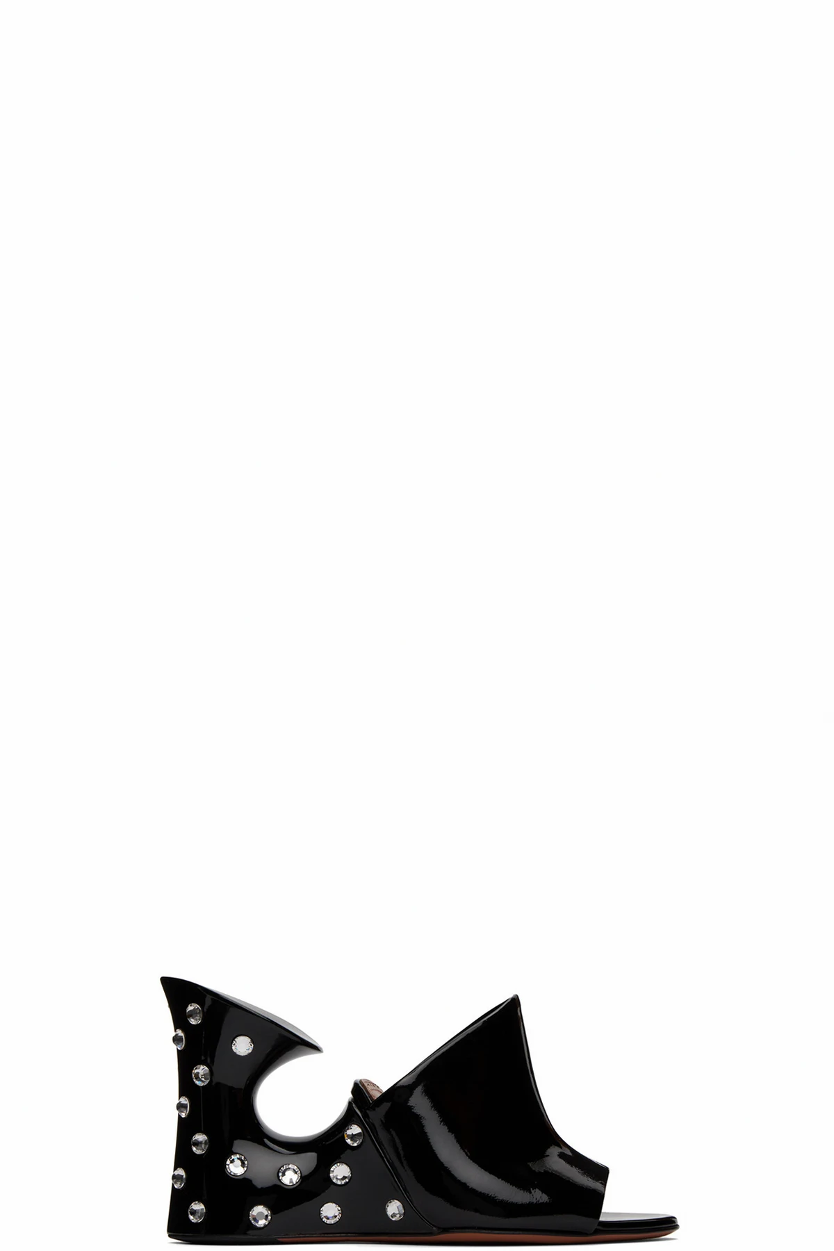 Black 'La Sculpture' Mules