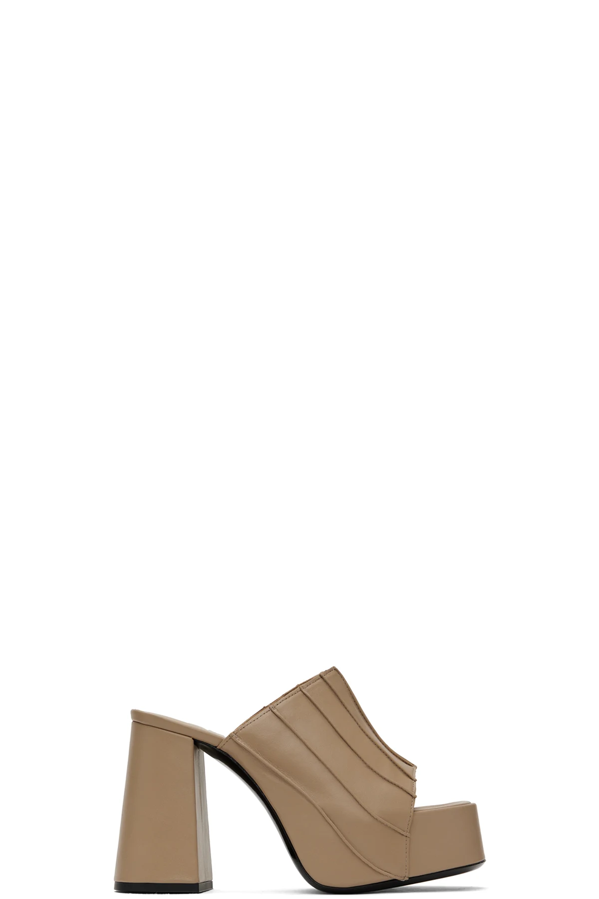 SSENSE Exclusive Tan Brad Heeled Sandals