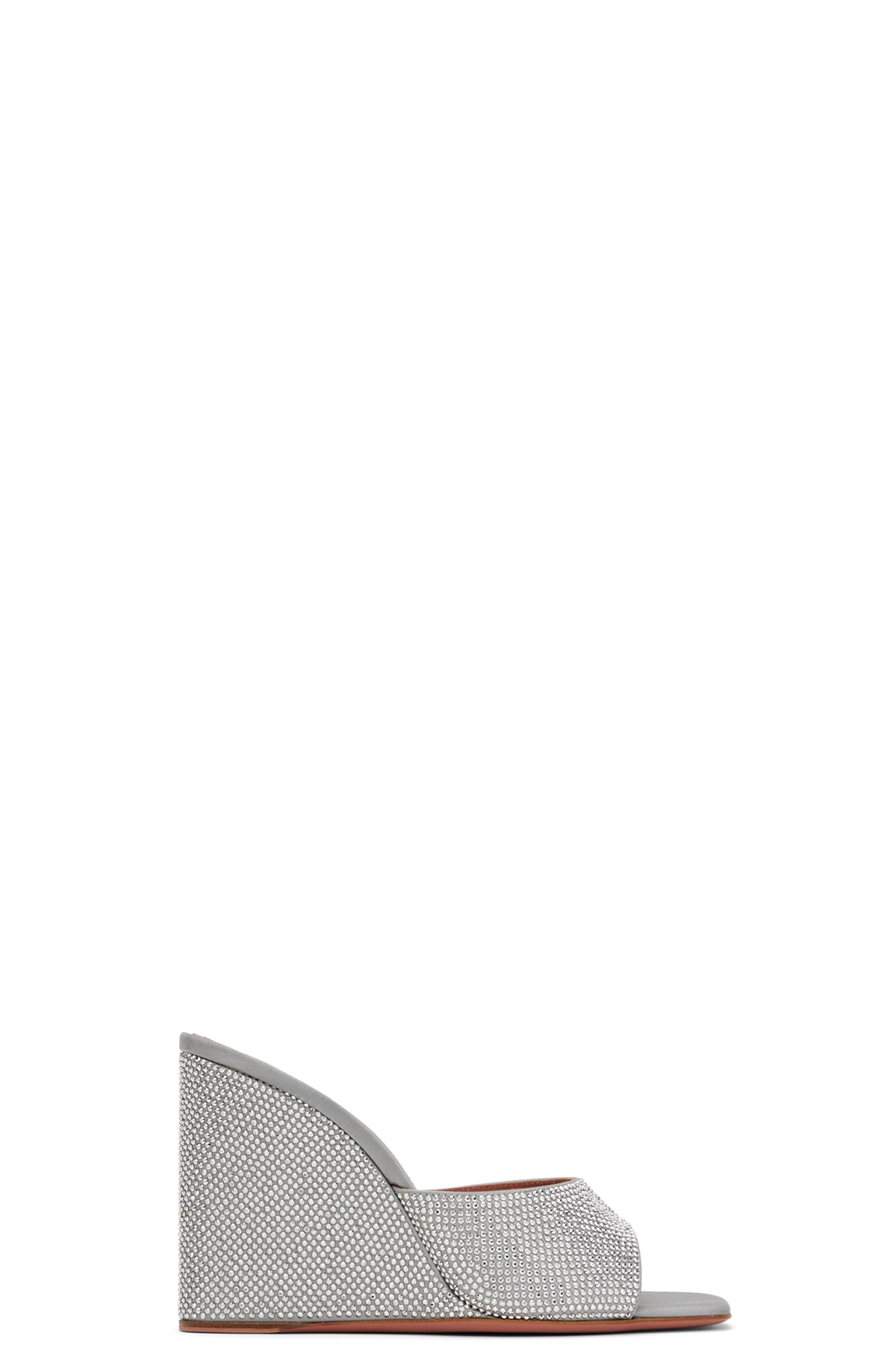 Silver Lupita Crystal 95 Heeled Sandals