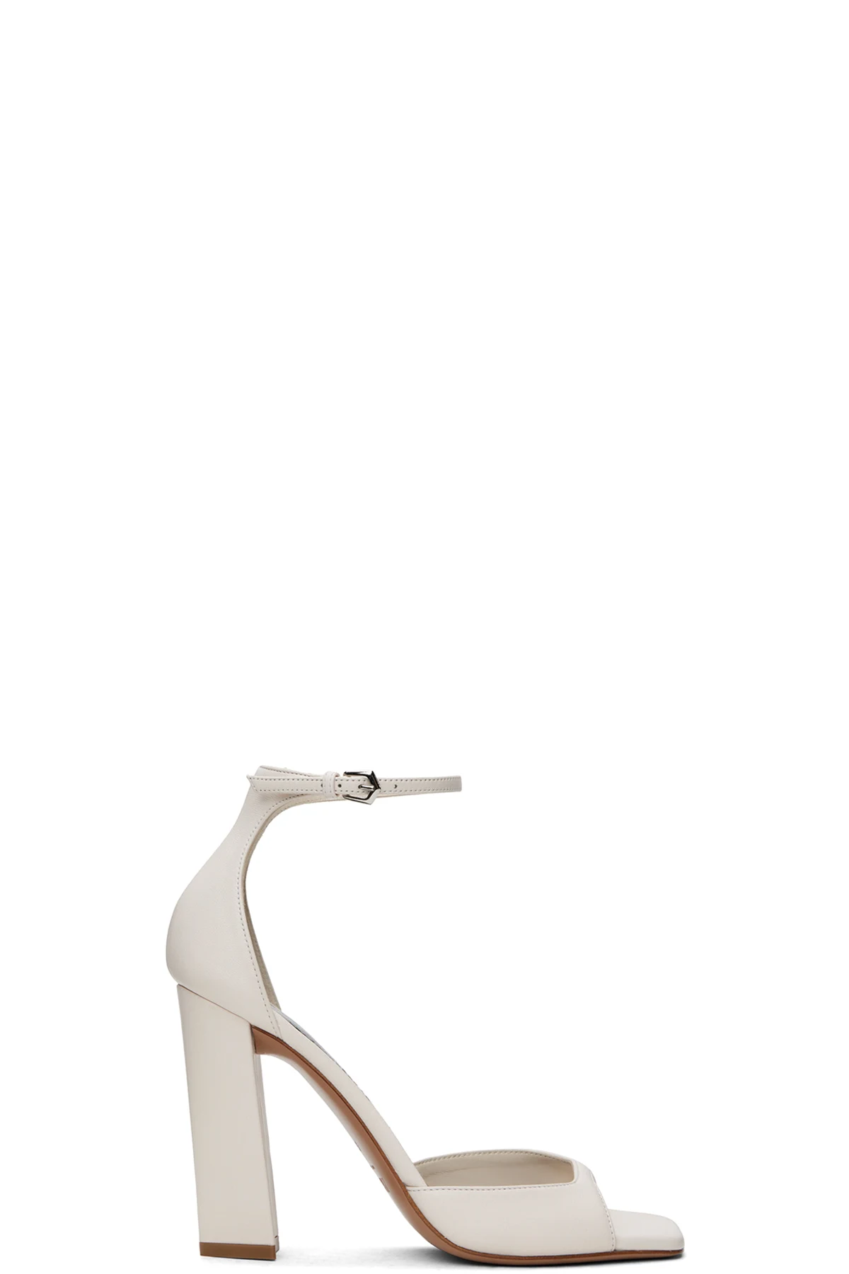White Grace Heeled Sandals